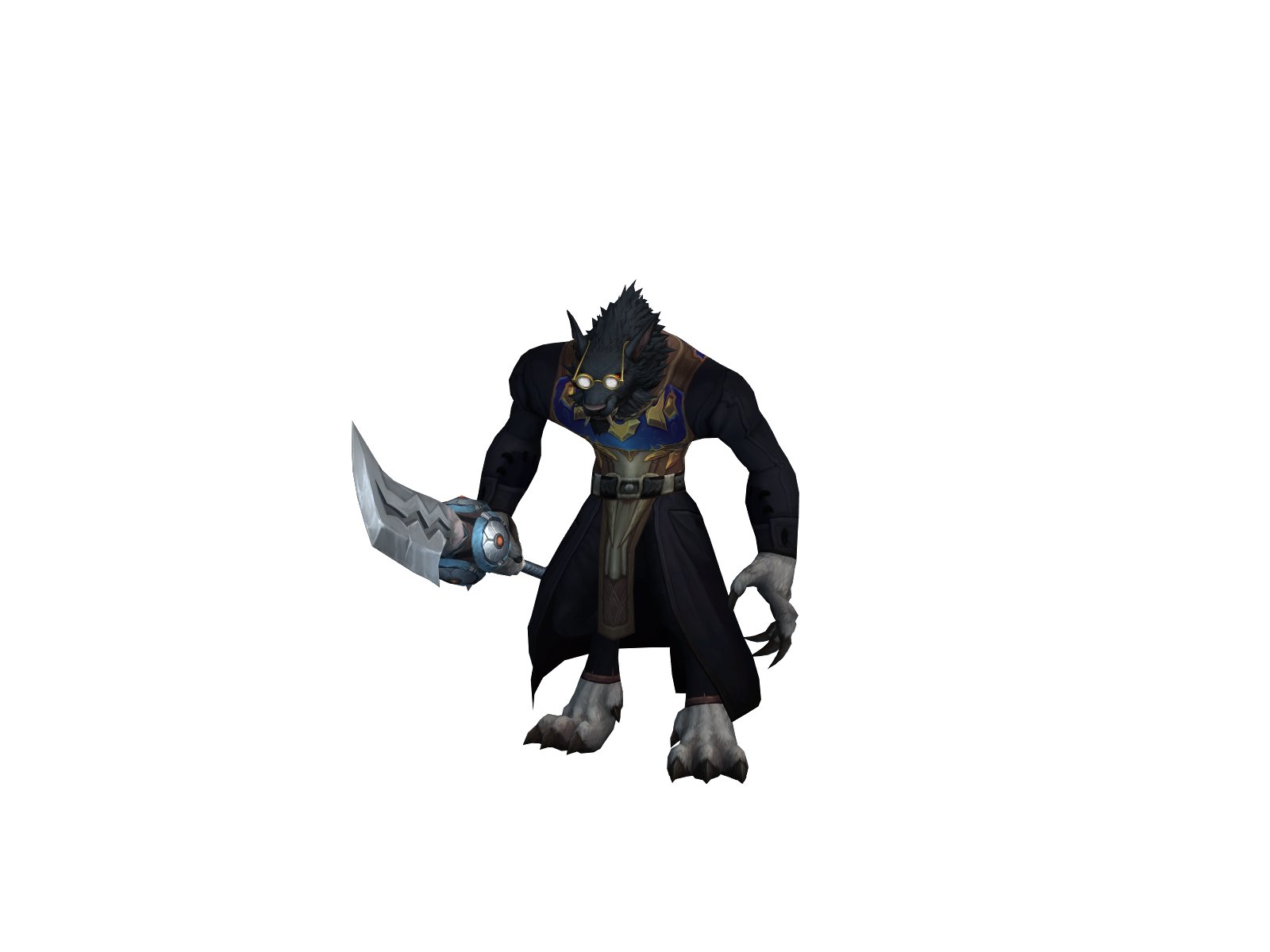 Lamedruid 3D character render
