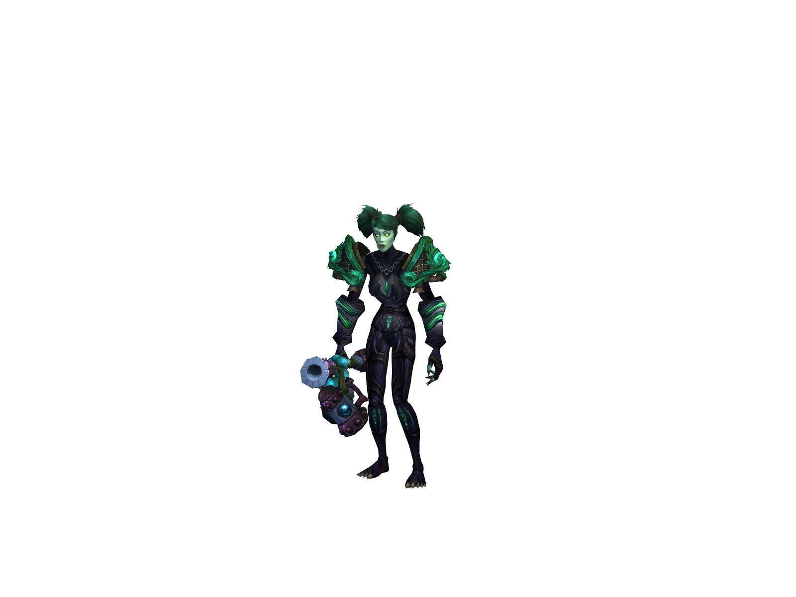 Pïzzy 3D character render