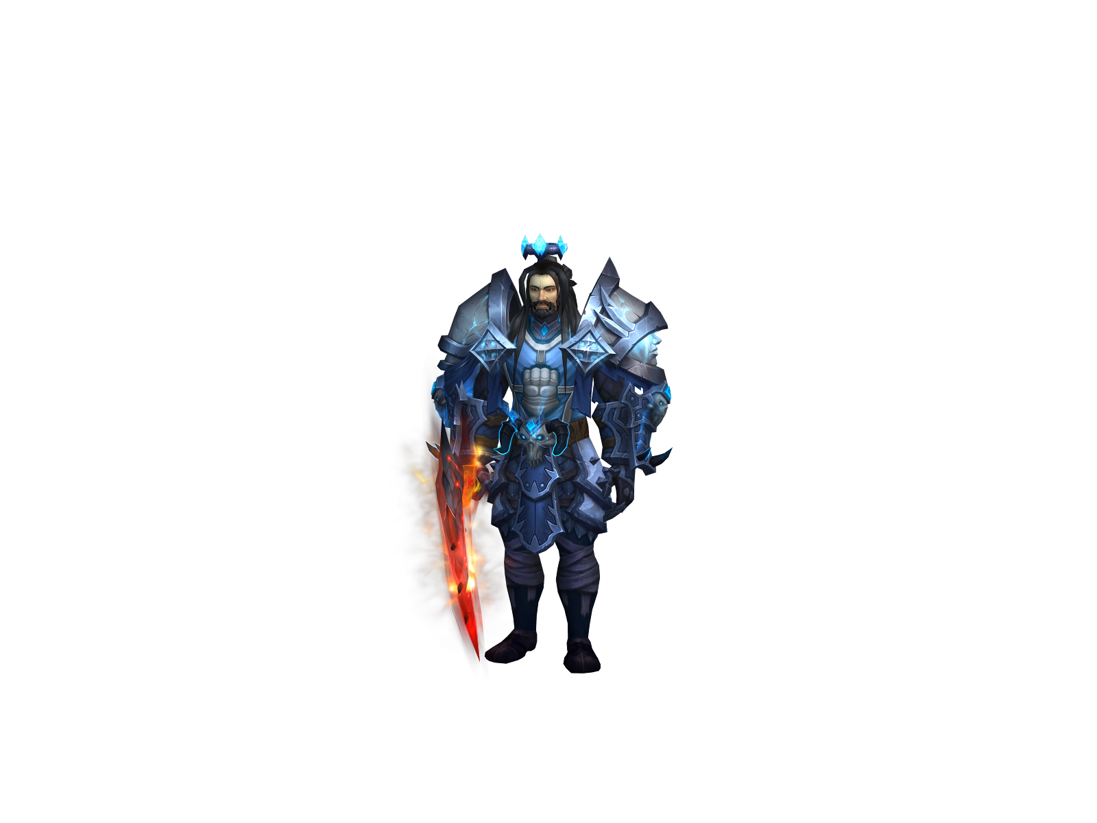 Pekenechte 3D character render