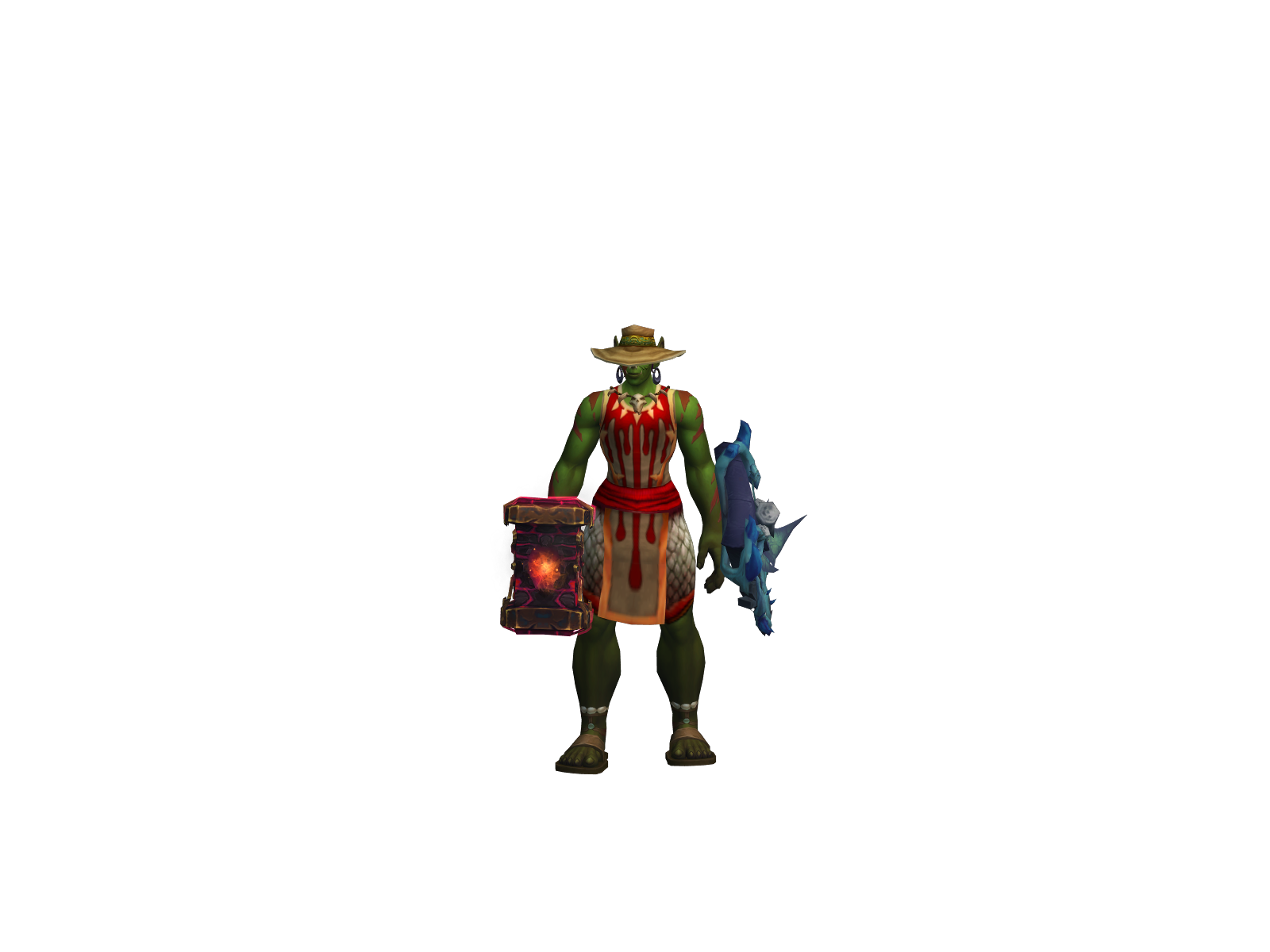 Obosele 3D character render