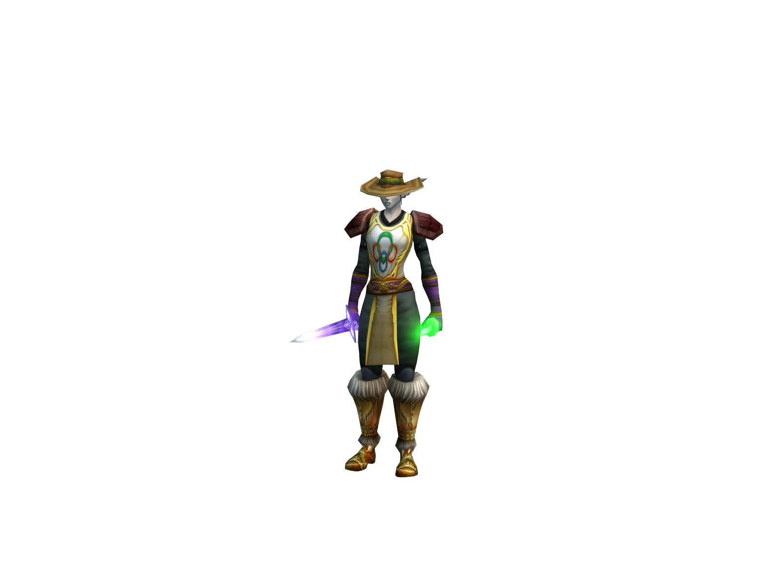 Frogrge 3D character render