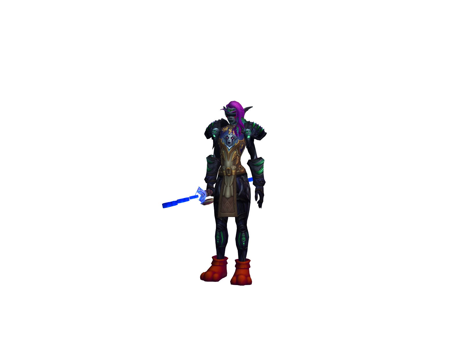 Ormehelvette 3D character render