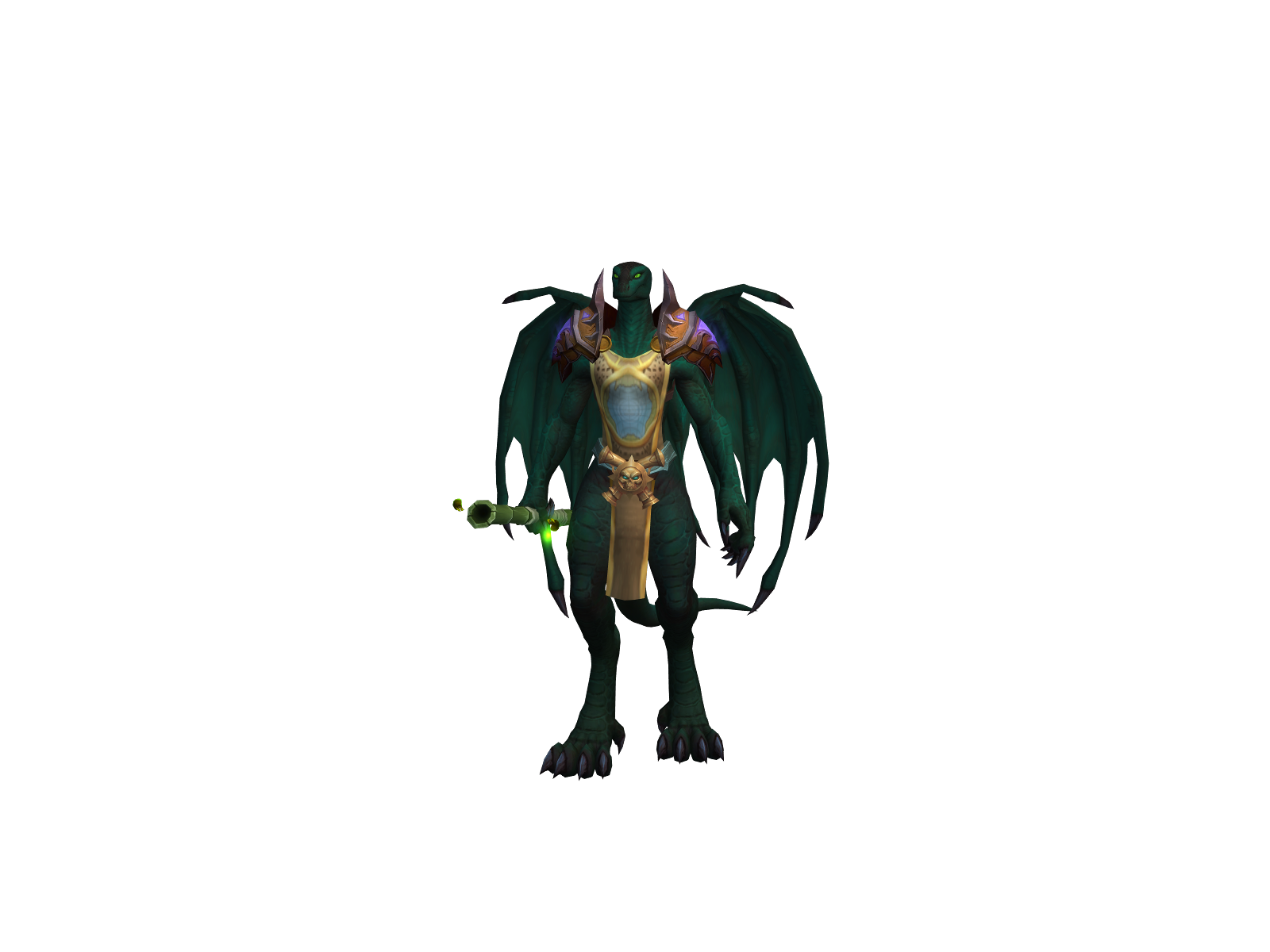 Pungdrake 3D character render
