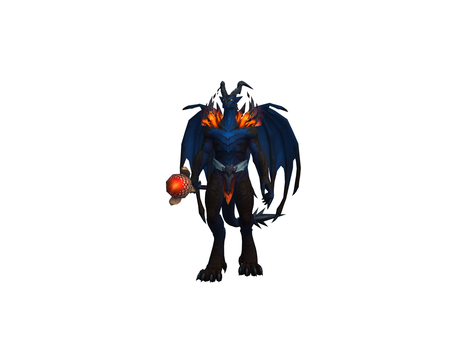 Alusied 3D character render