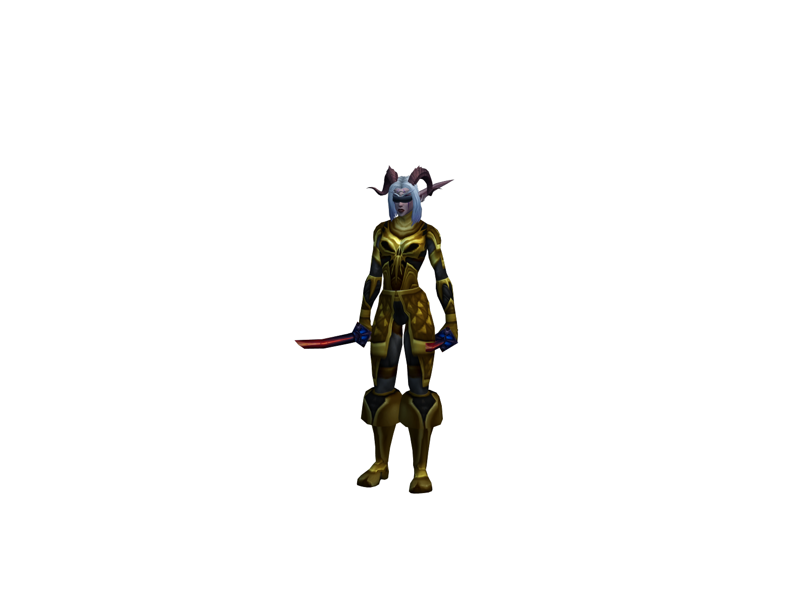 Demoniso 3D character render