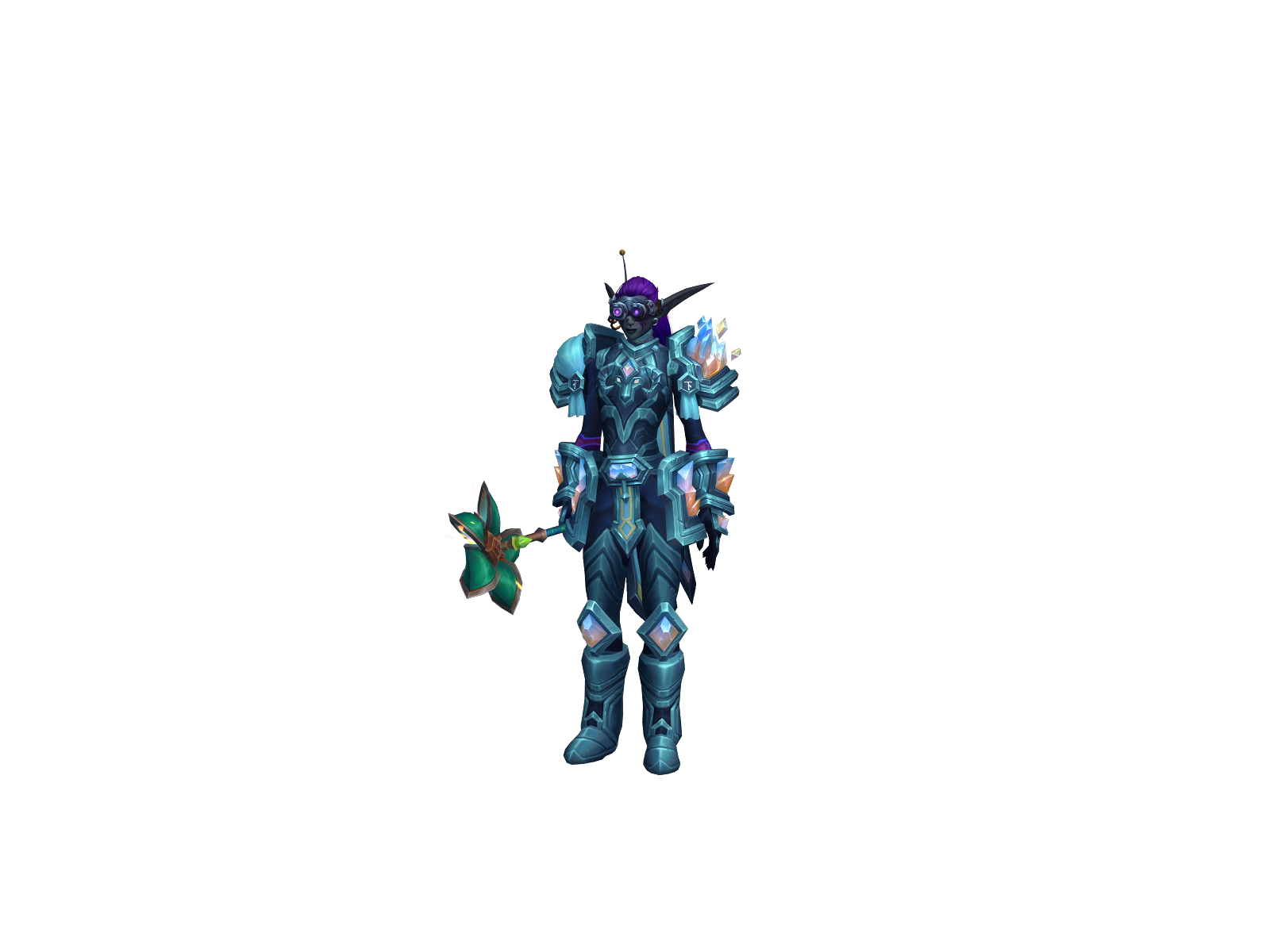 Zalabim 3D character render
