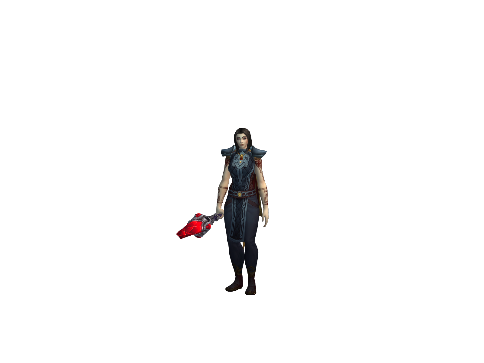 Sullen 3D character render