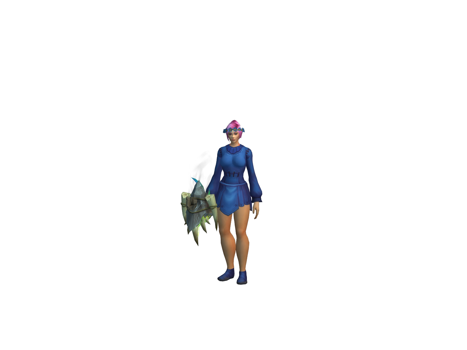 Tnirki 3D character render