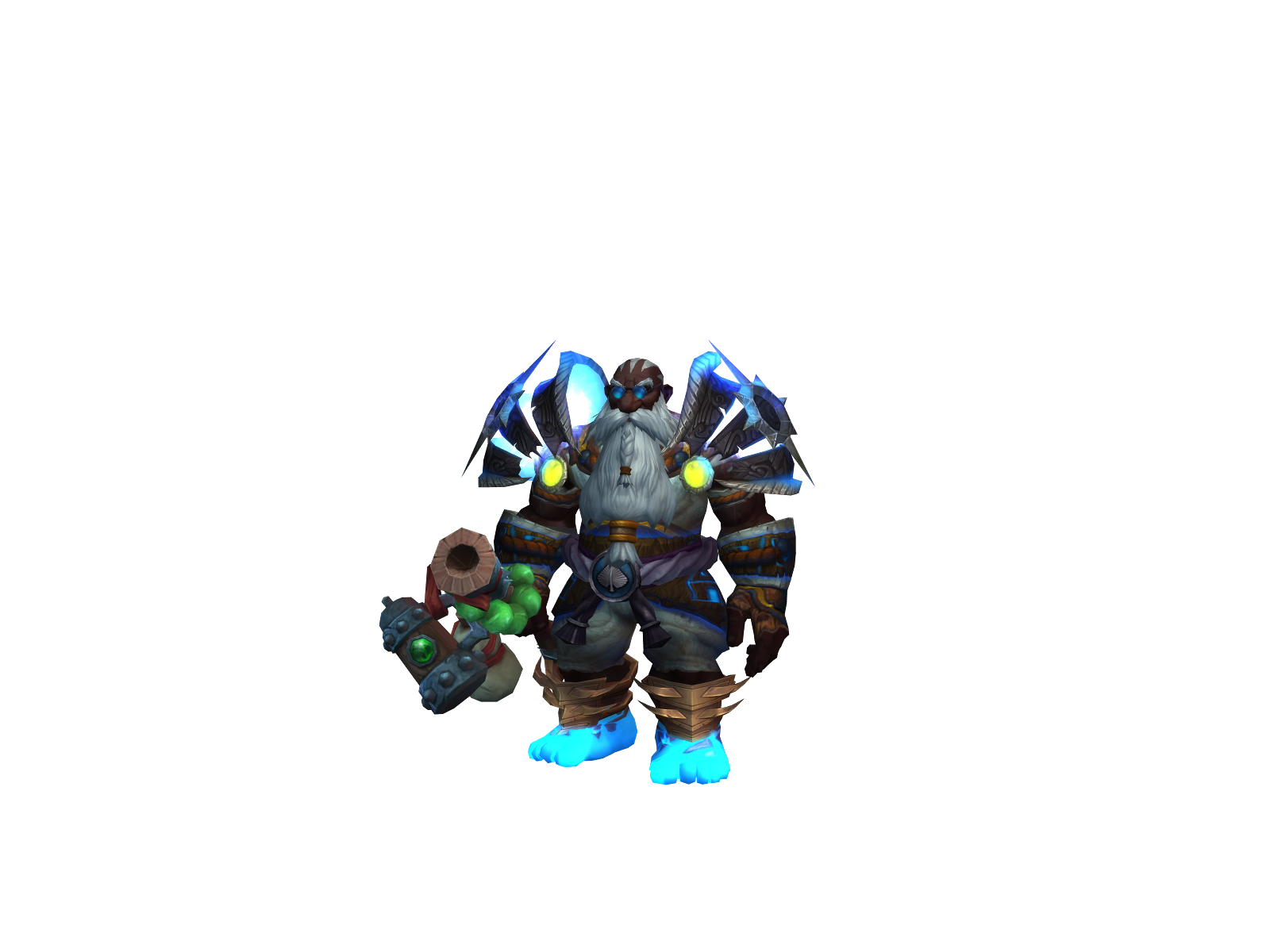 Prebrew 3D character render