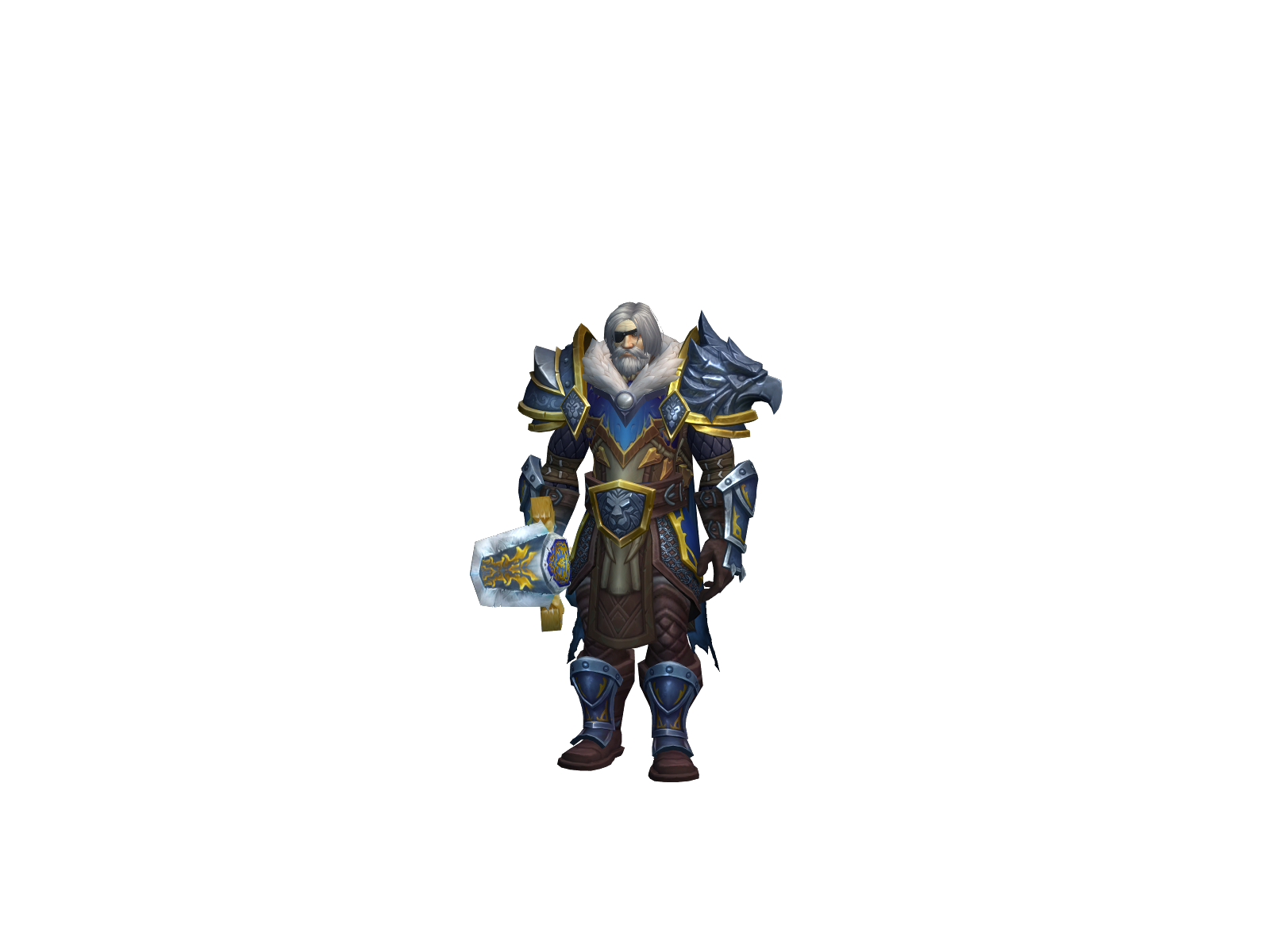 Oldguy 3D character render
