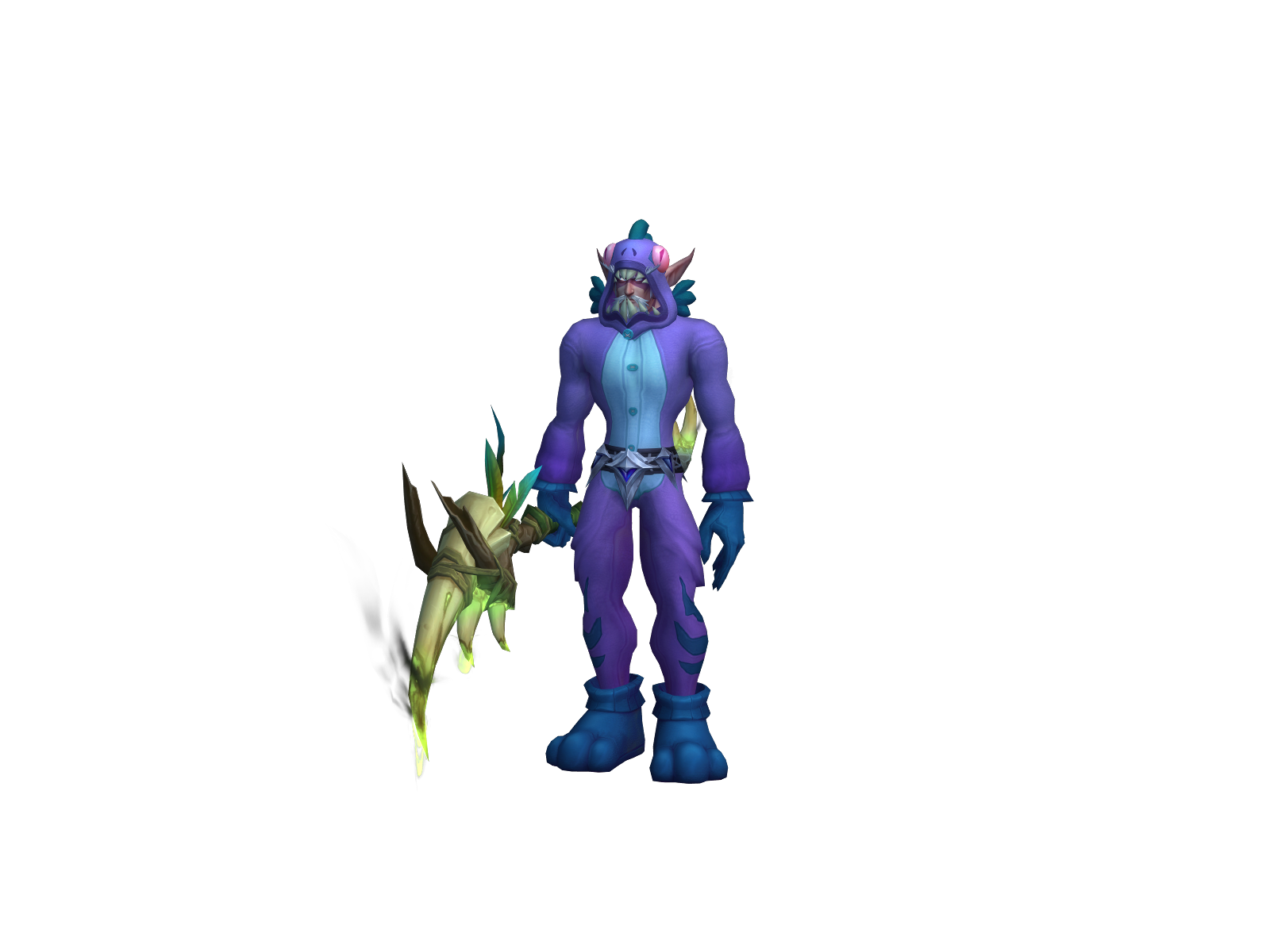 Spuddha 3D character render