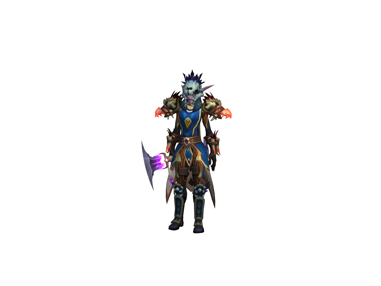 Manofshrub 3D character render