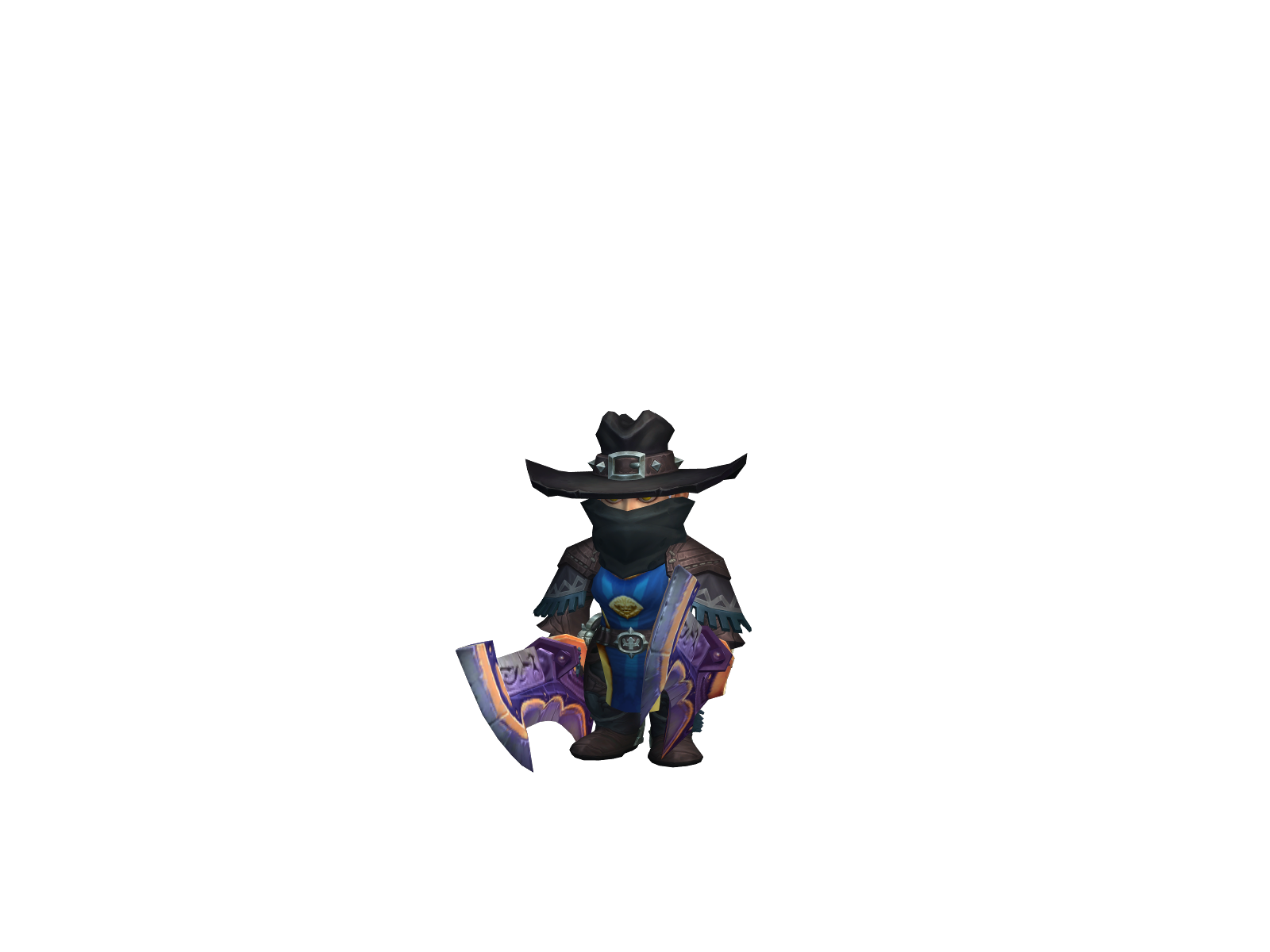 Tinyrogue 3D character render