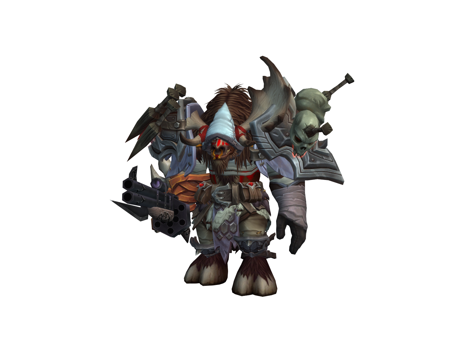 Hjemløs 3D character render
