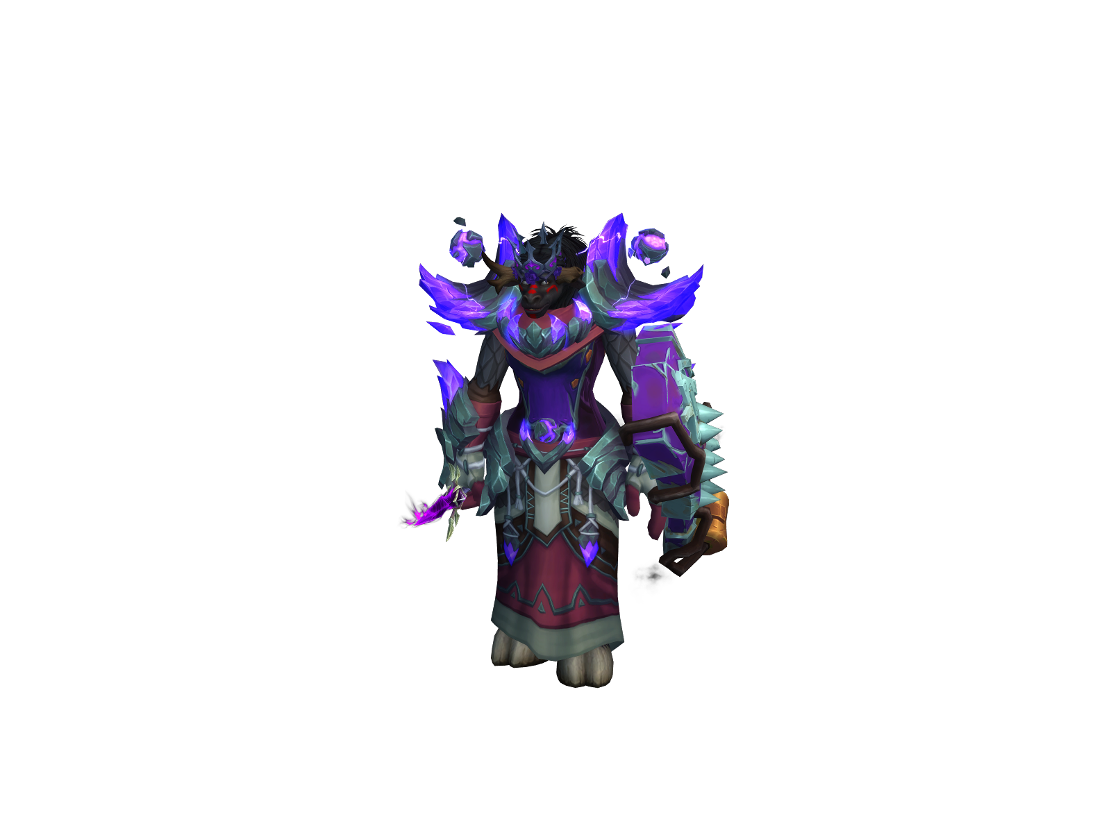 Neonrave 3D character render