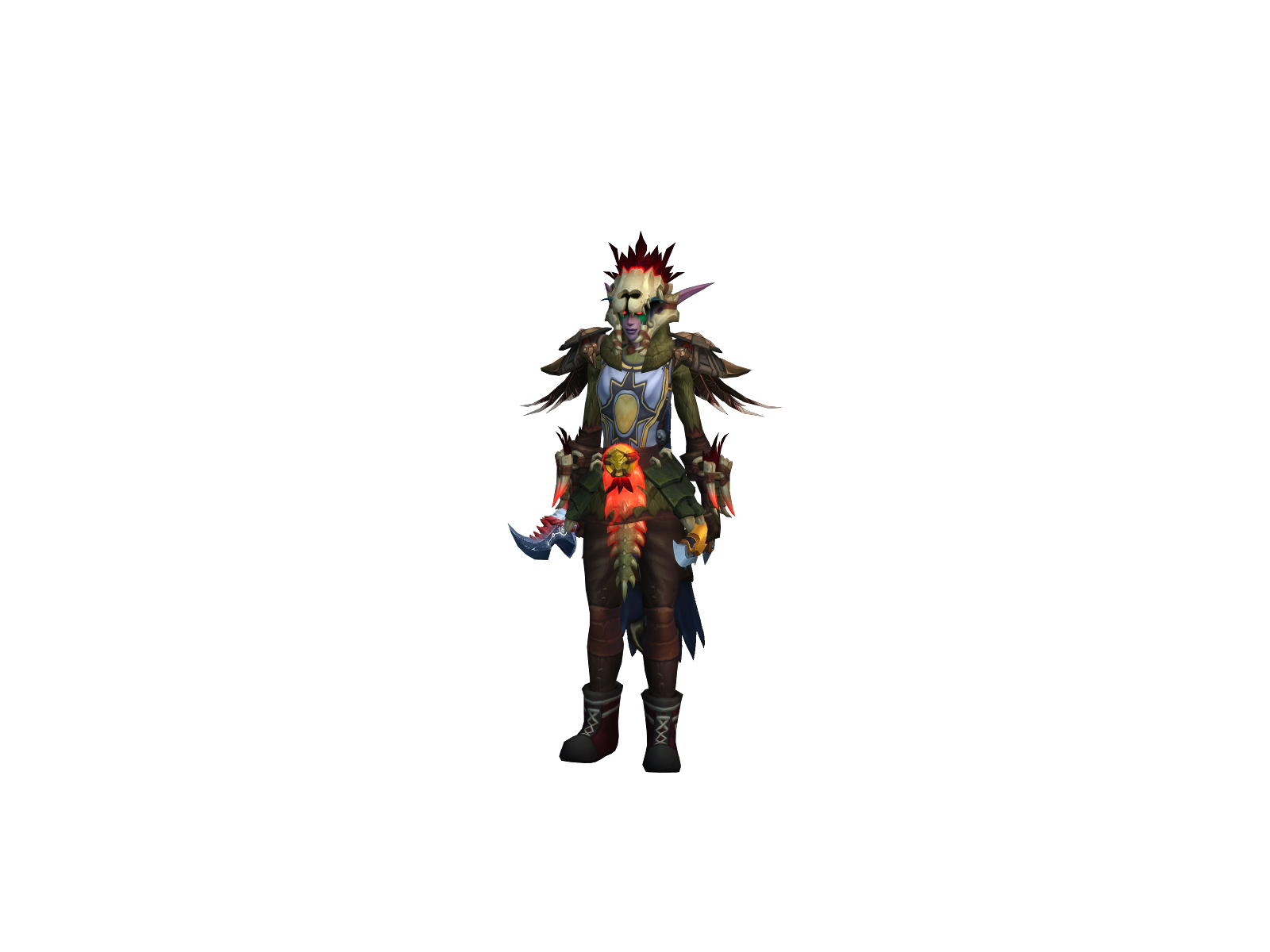Fayenia 3D character render