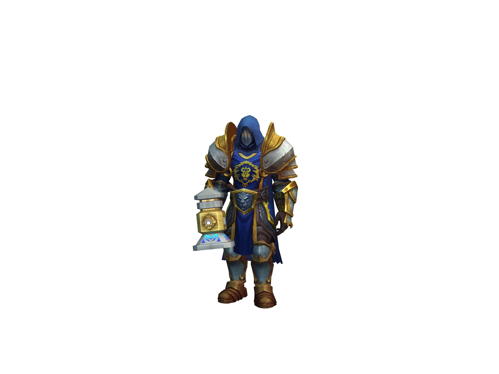 Pellepaladin 3D character render