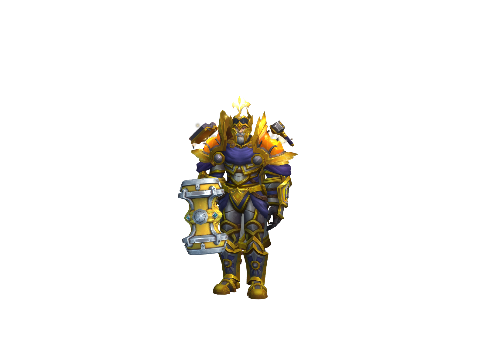 Spaladin 3D character render