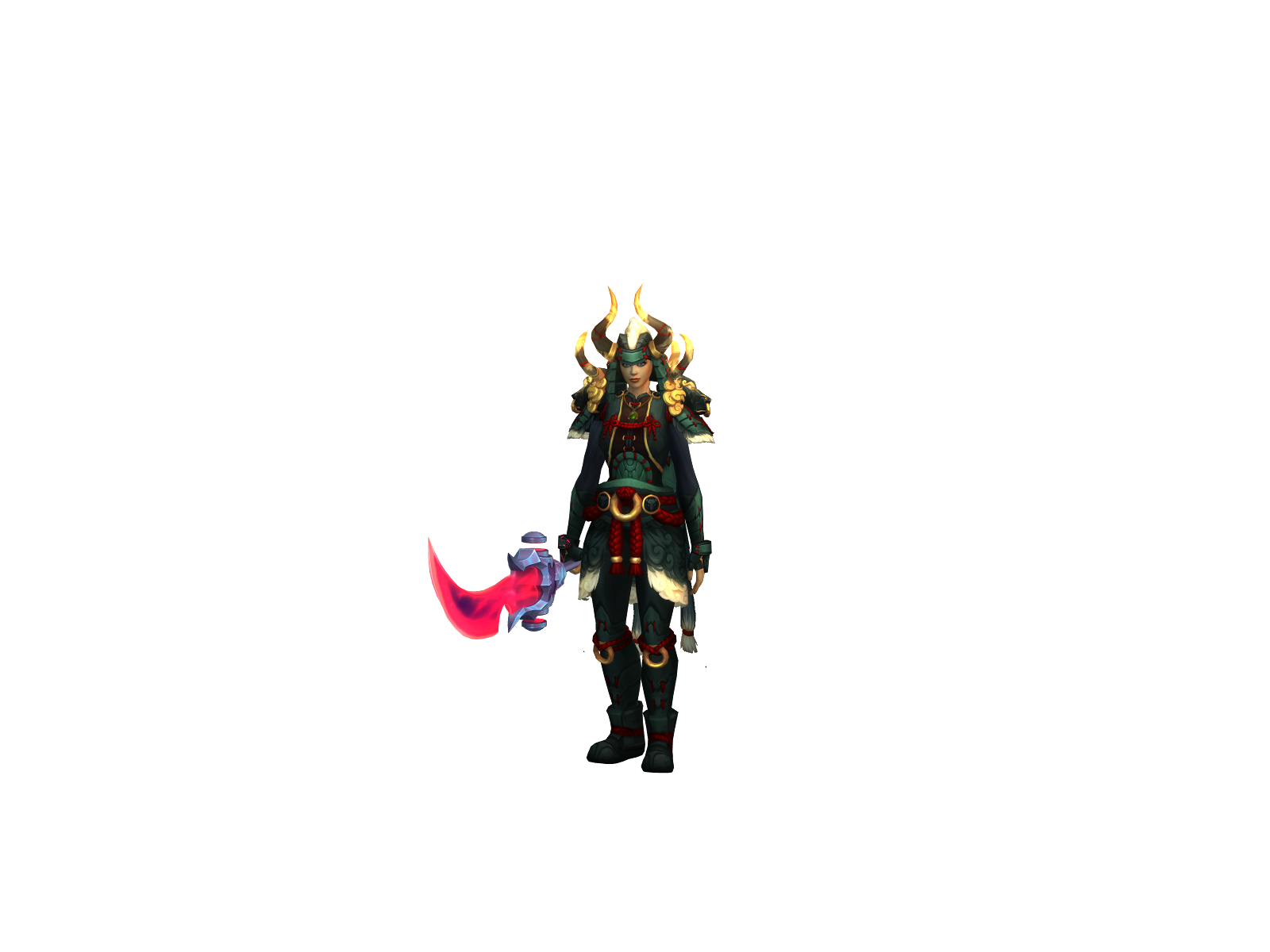 Bonedustlord 3D character render