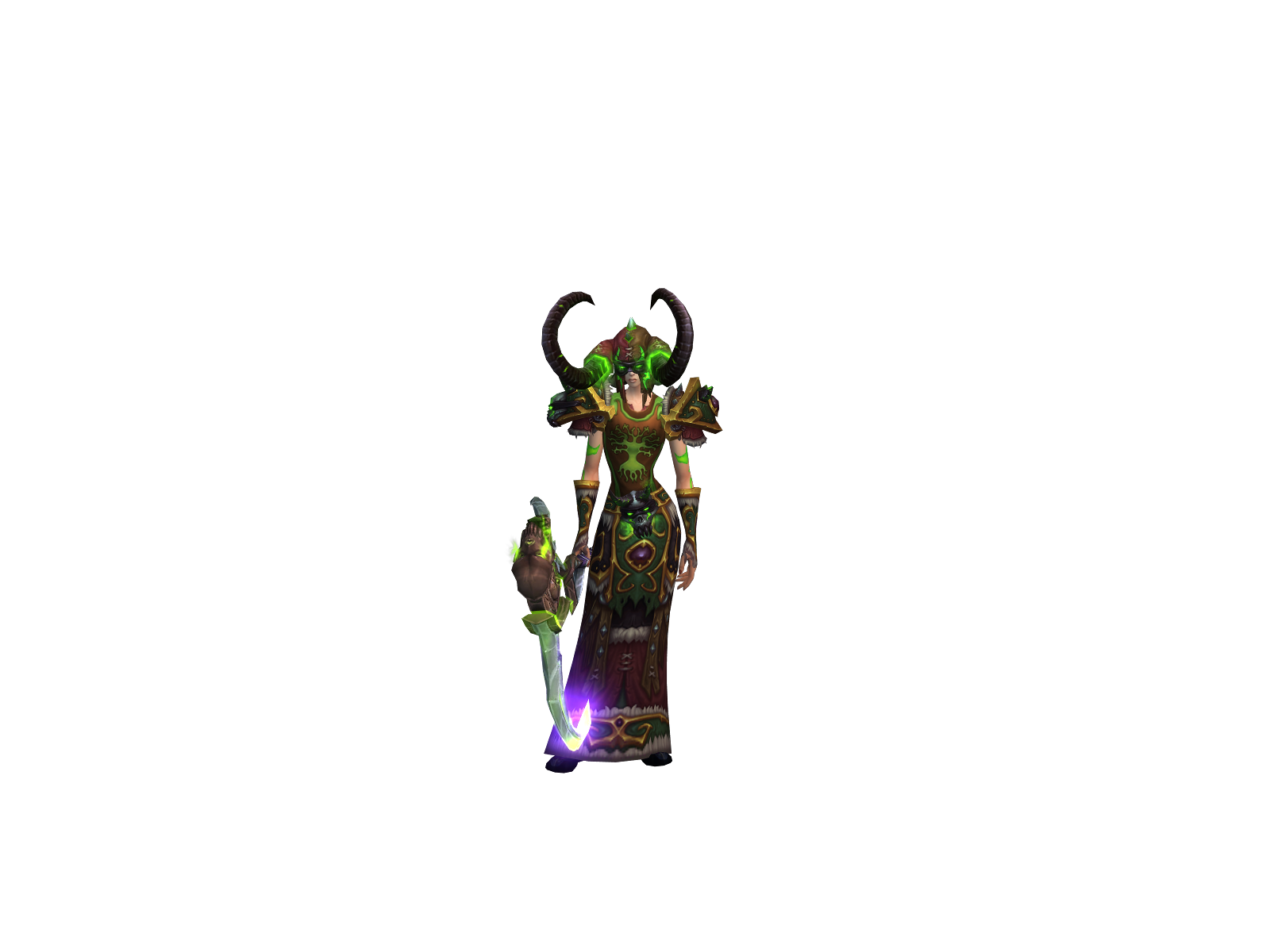 Dacria 3D character render