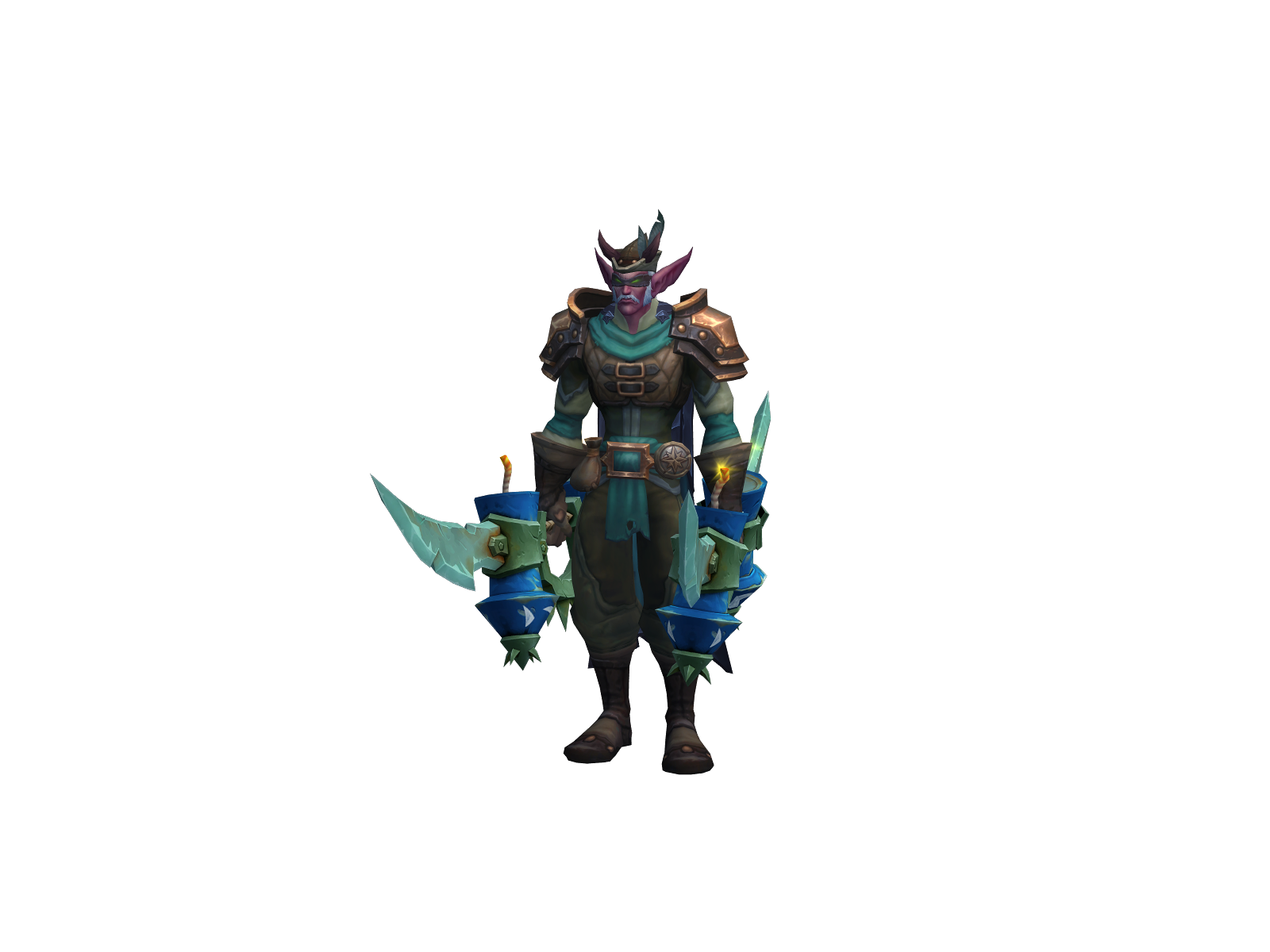 Klaberok 3D character render