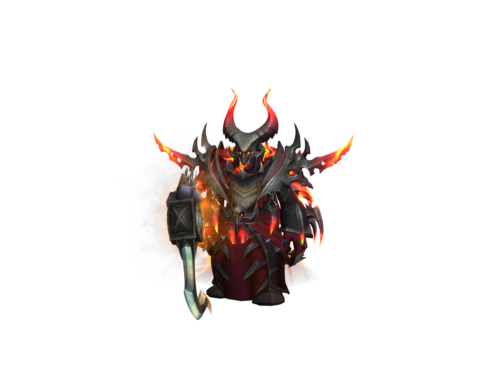 Embercurse 3D character render