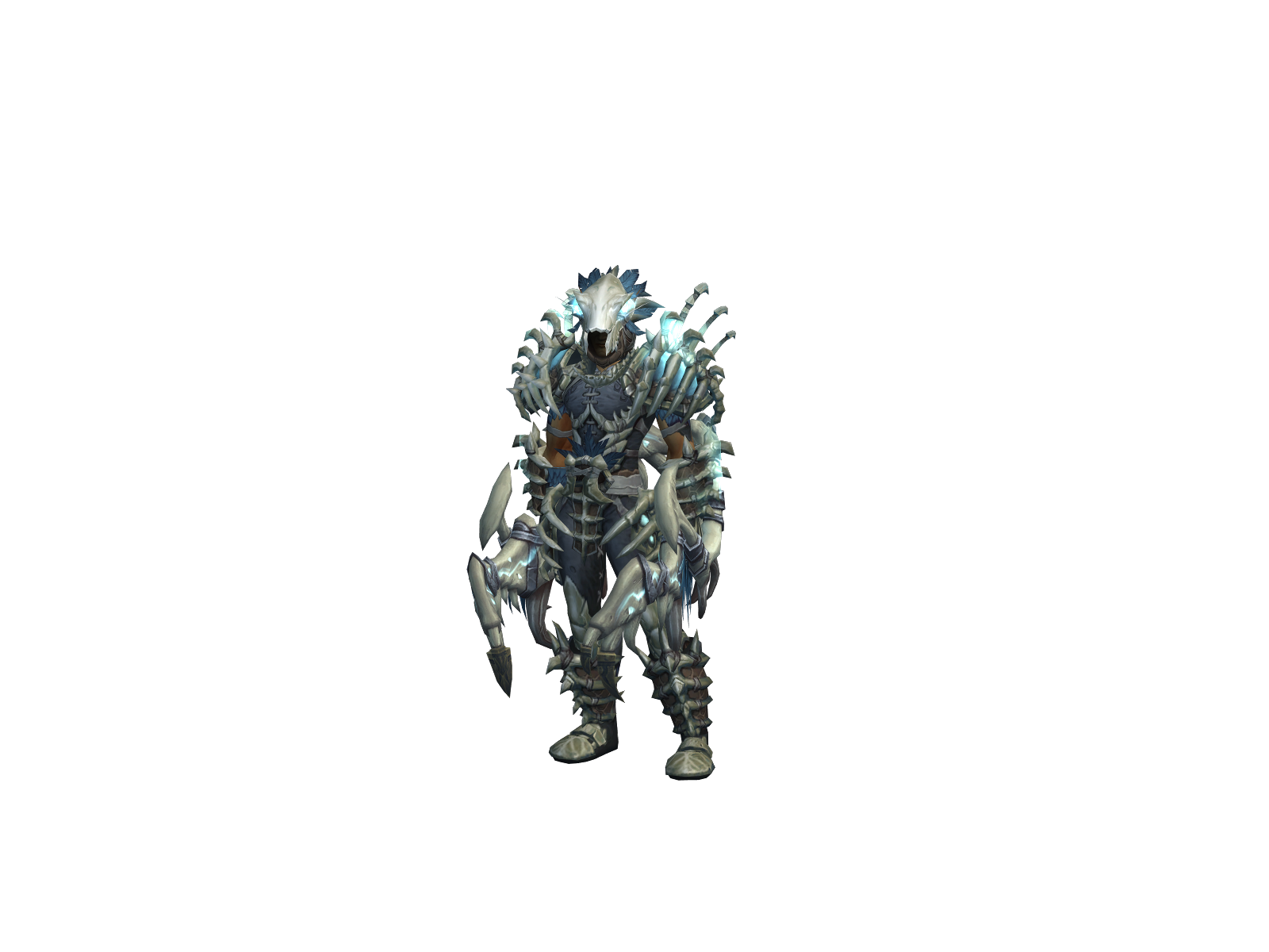 Langtinnidæ 3D character render