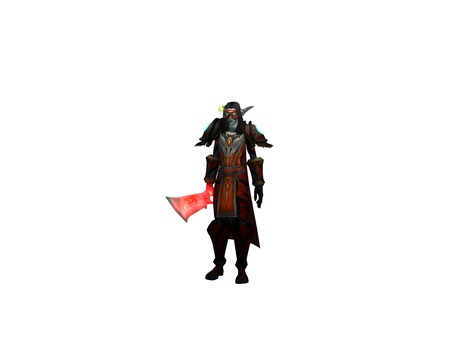Hydrochronic 3D character render