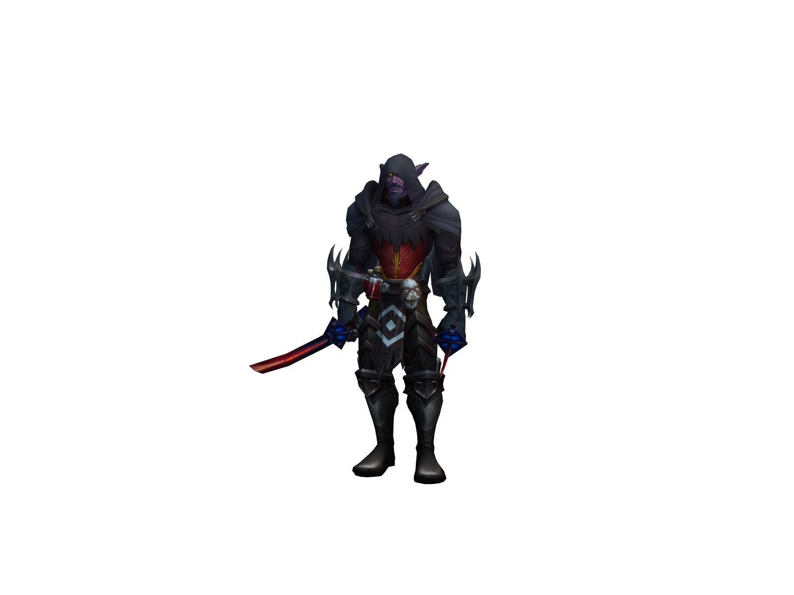 Lurkylurky 3D character render