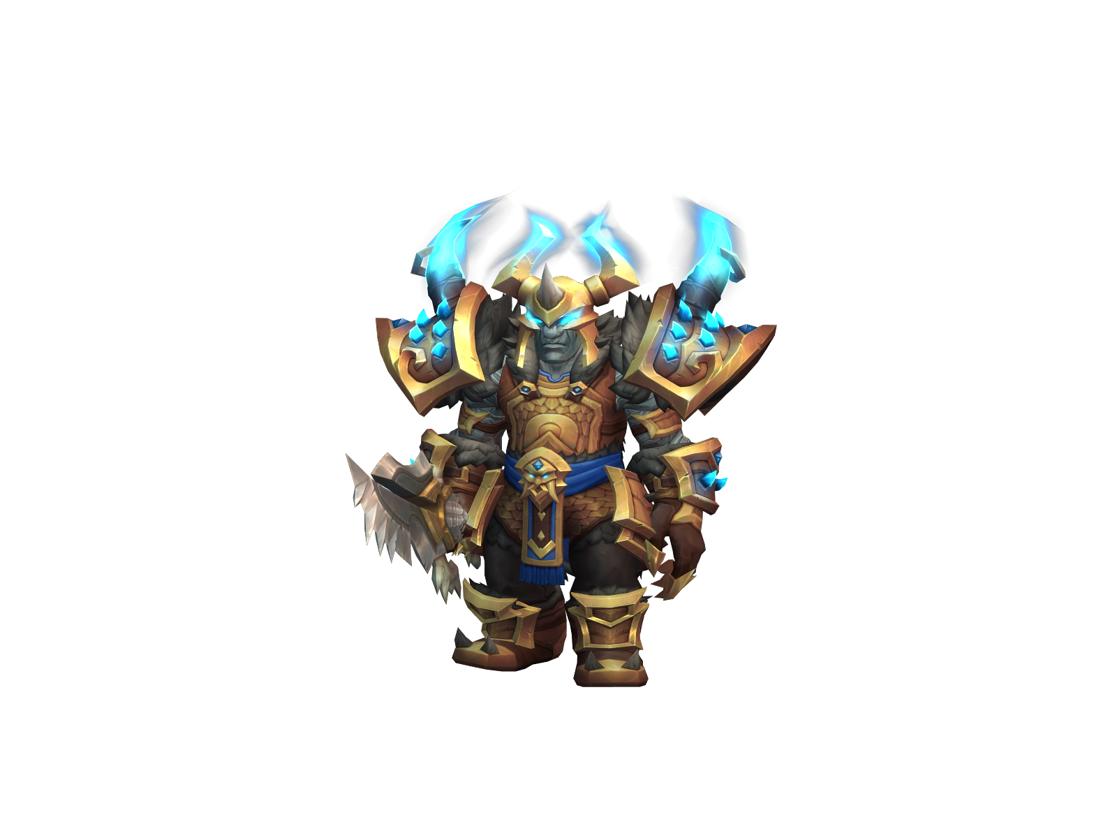 Tarrwarrior 3D character render