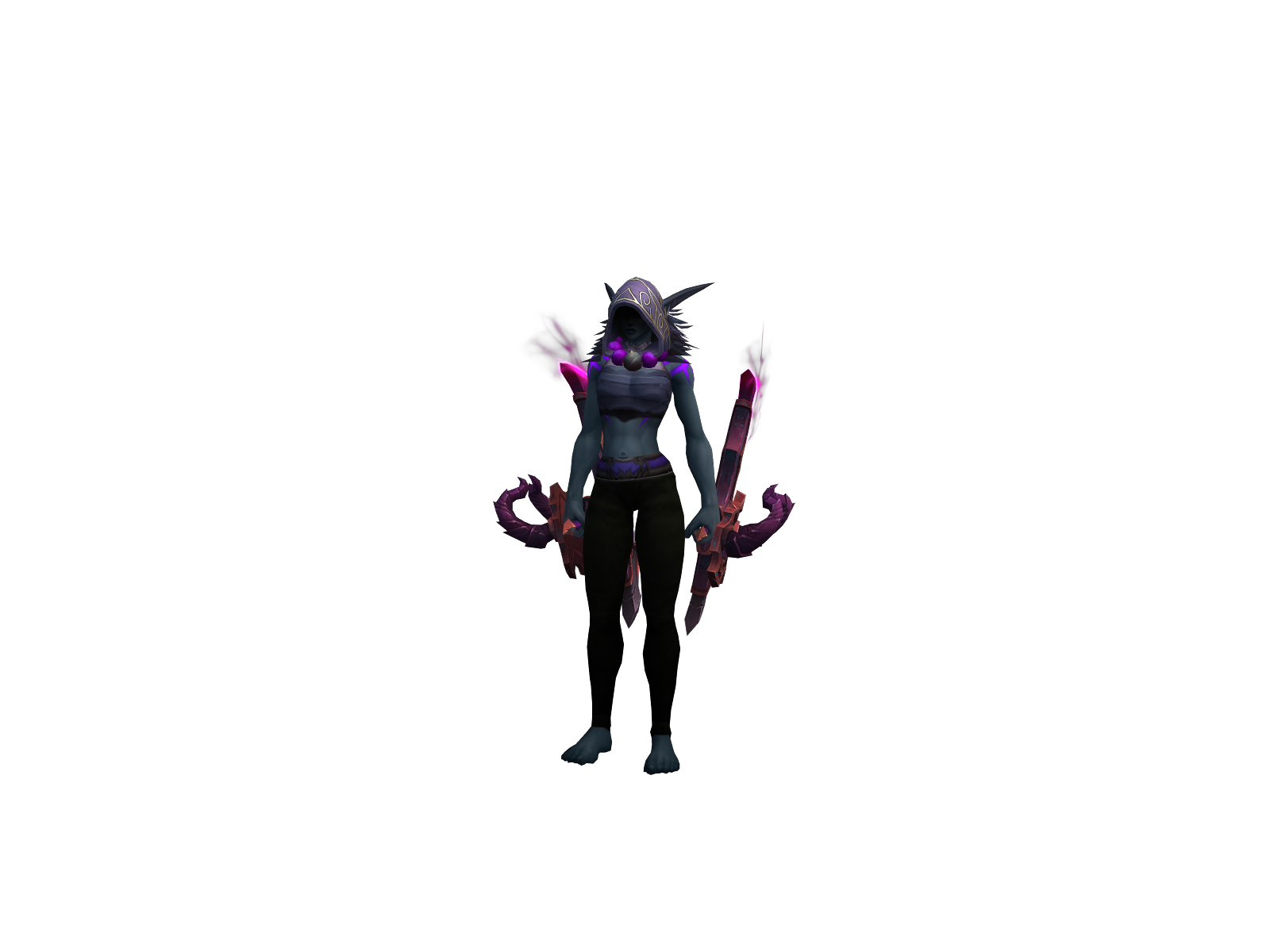 Blackhoodie 3D character render
