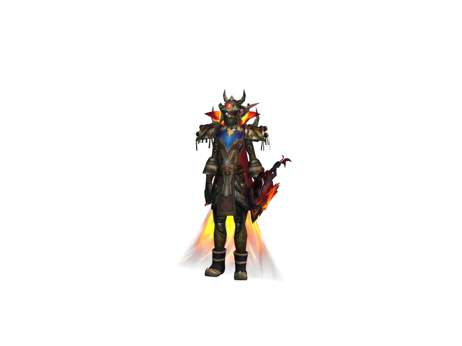 Haudichblau 3D character render