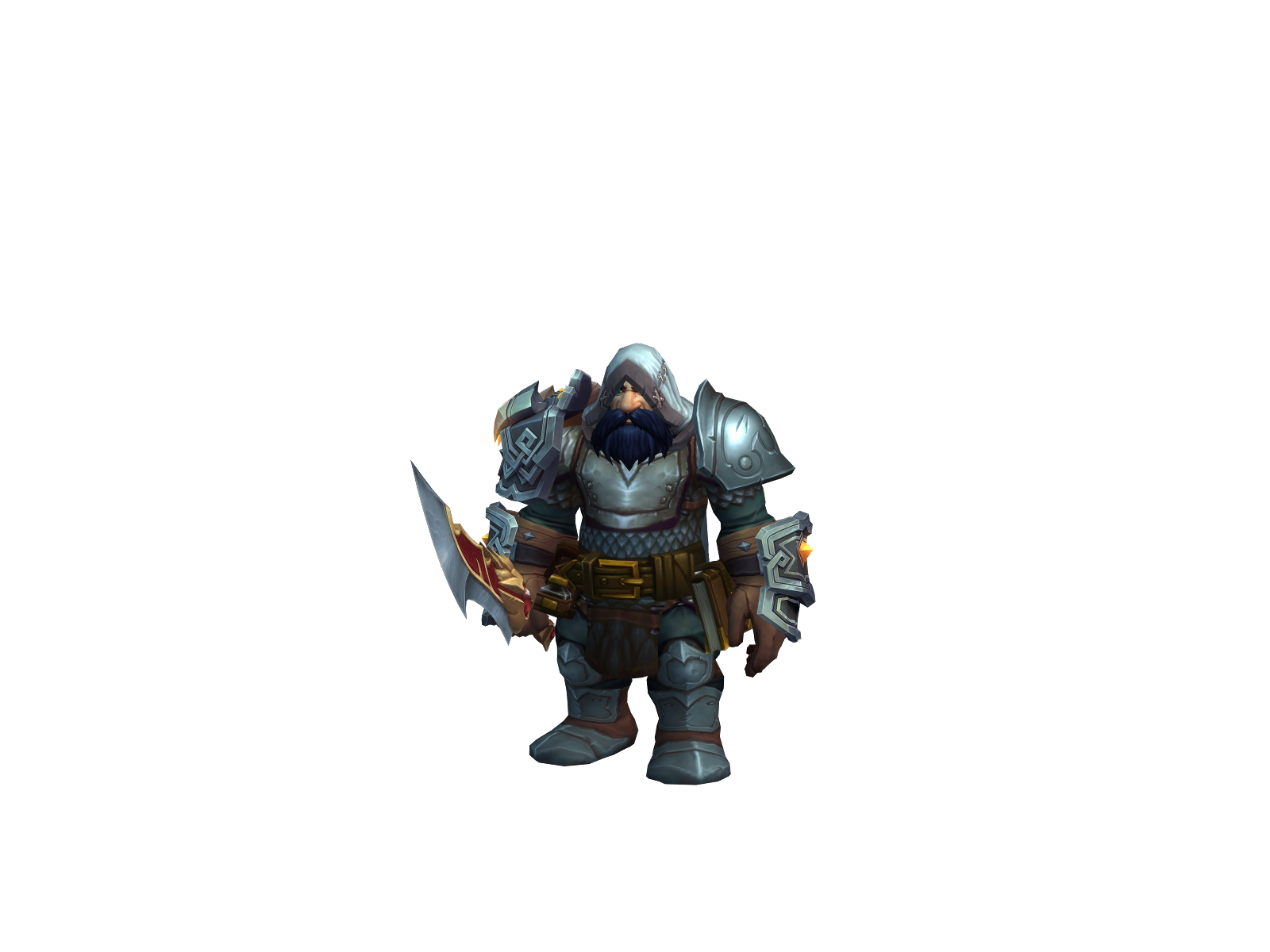 Ðvalin 3D character render