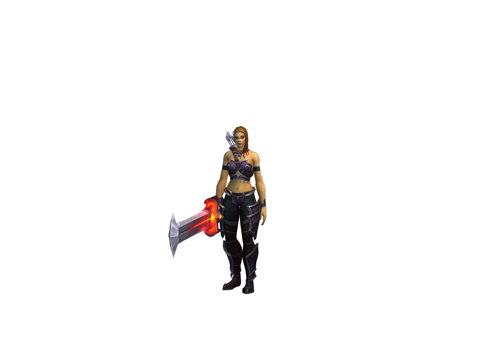 Líghtweight 3D character render