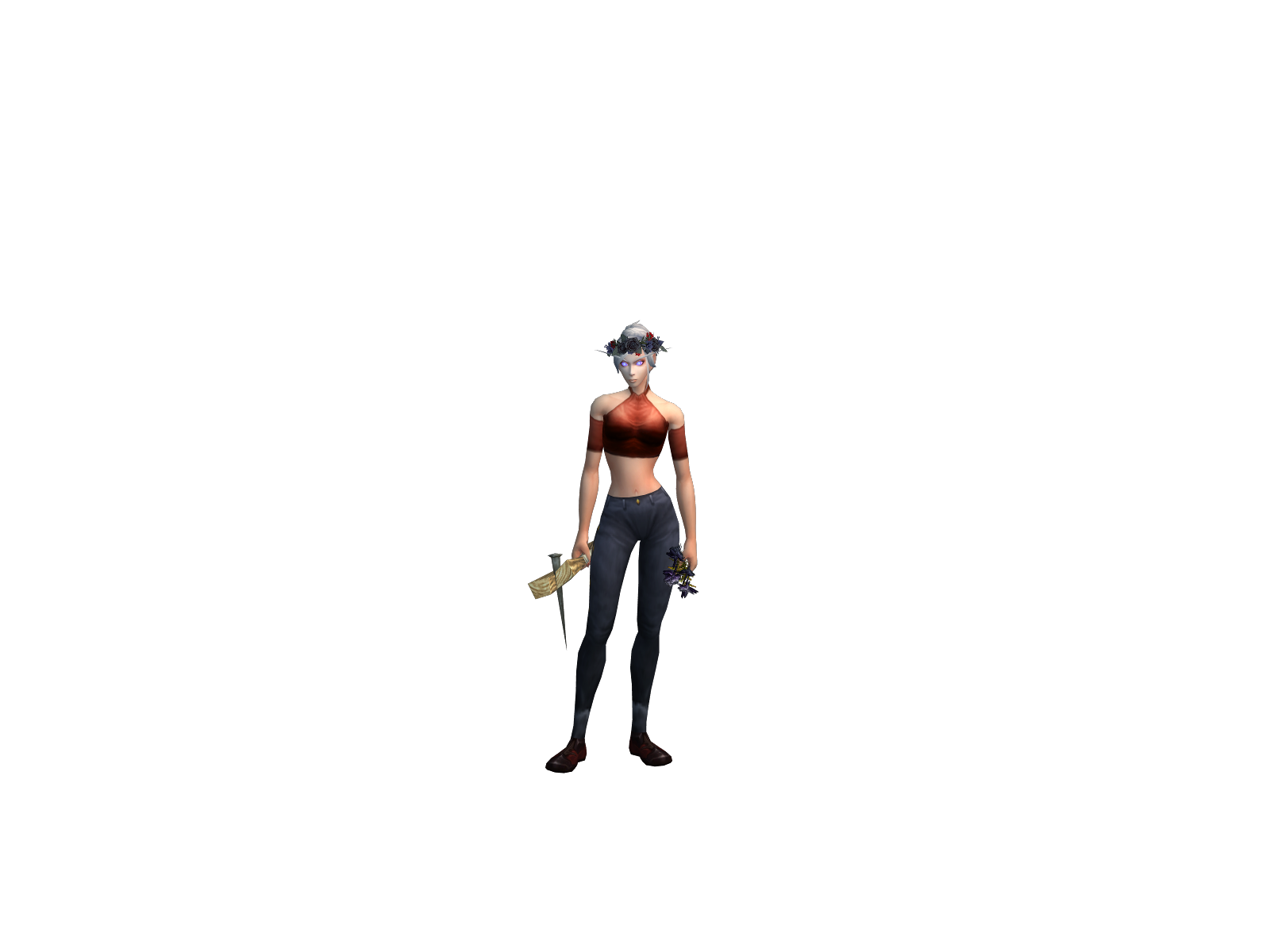 Voxous 3D character render