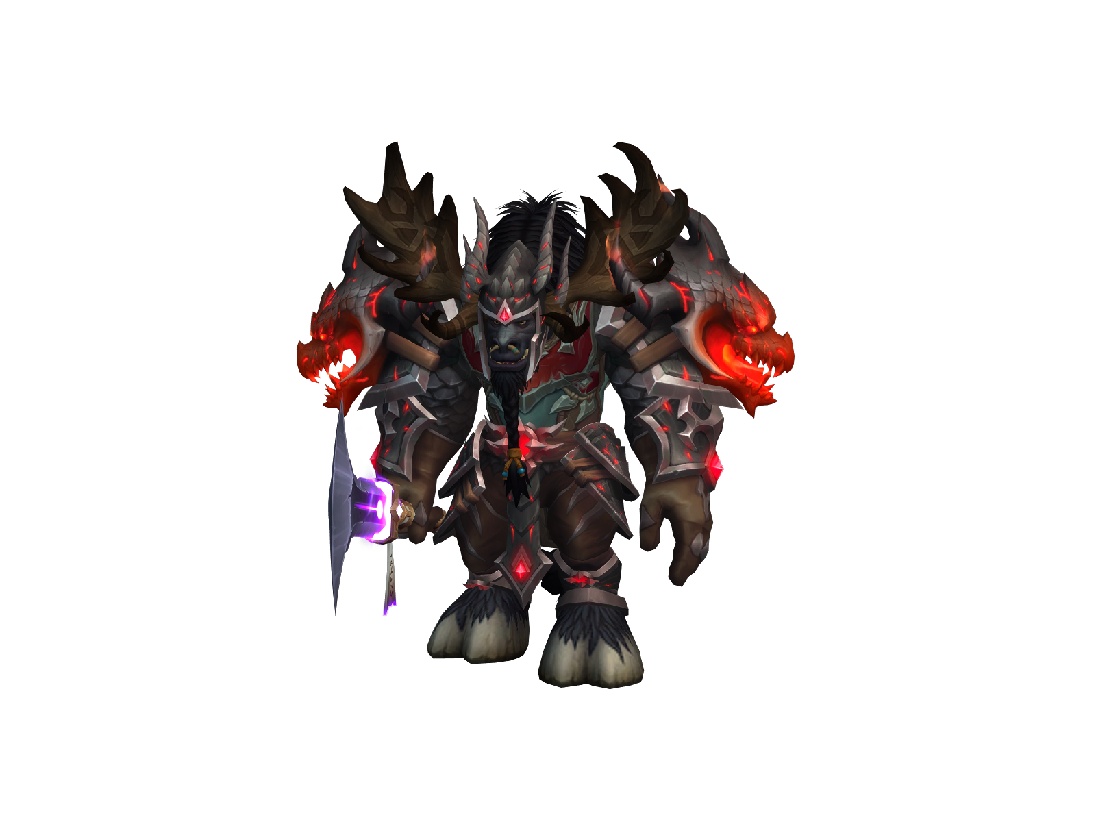 Moorak 3D character render