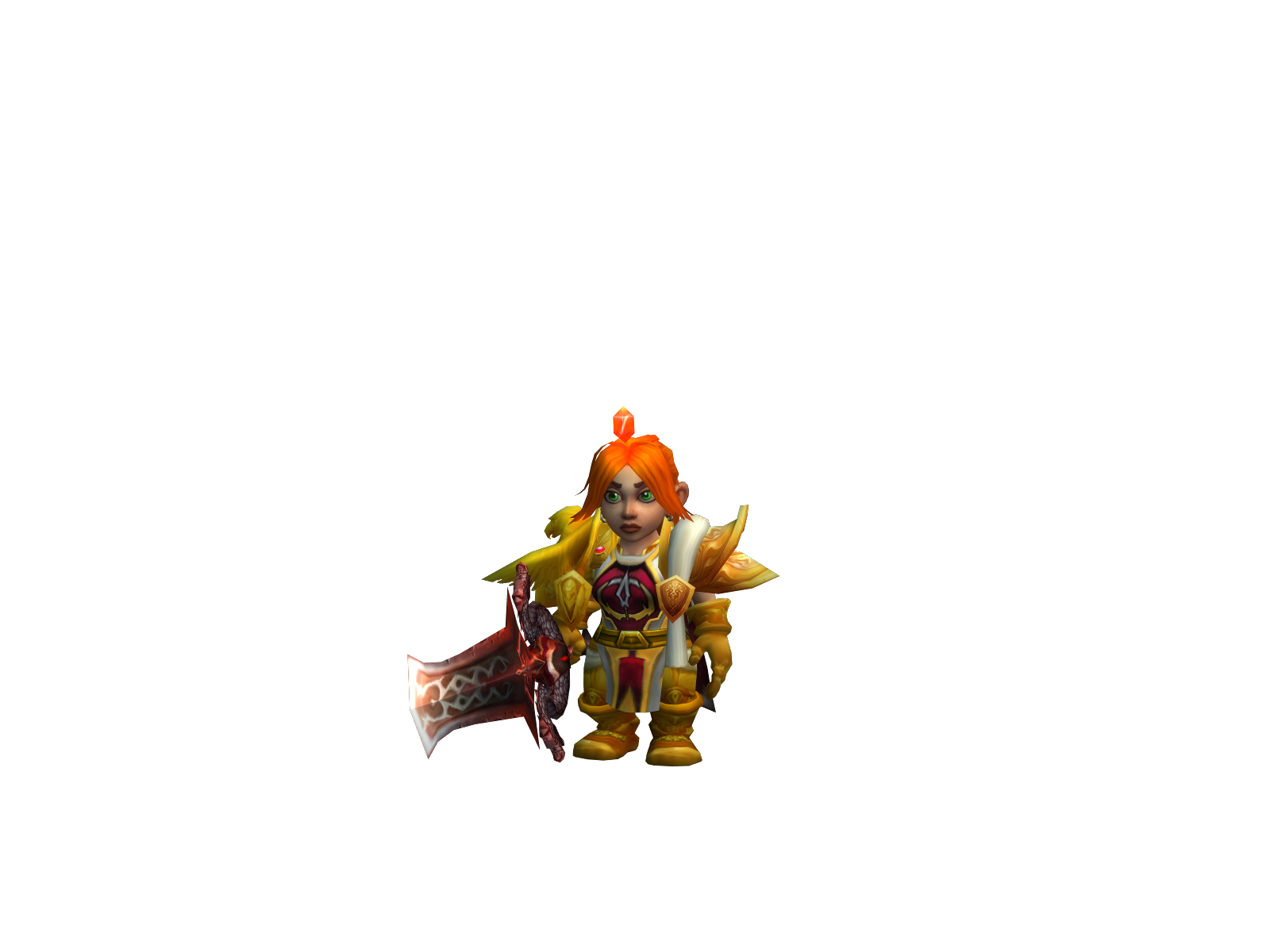 Minipipini 3D character render