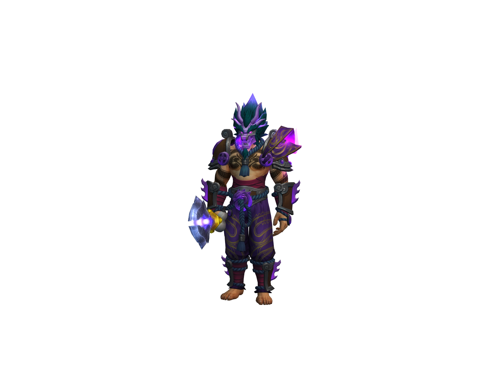 Tibetansk 3D character render
