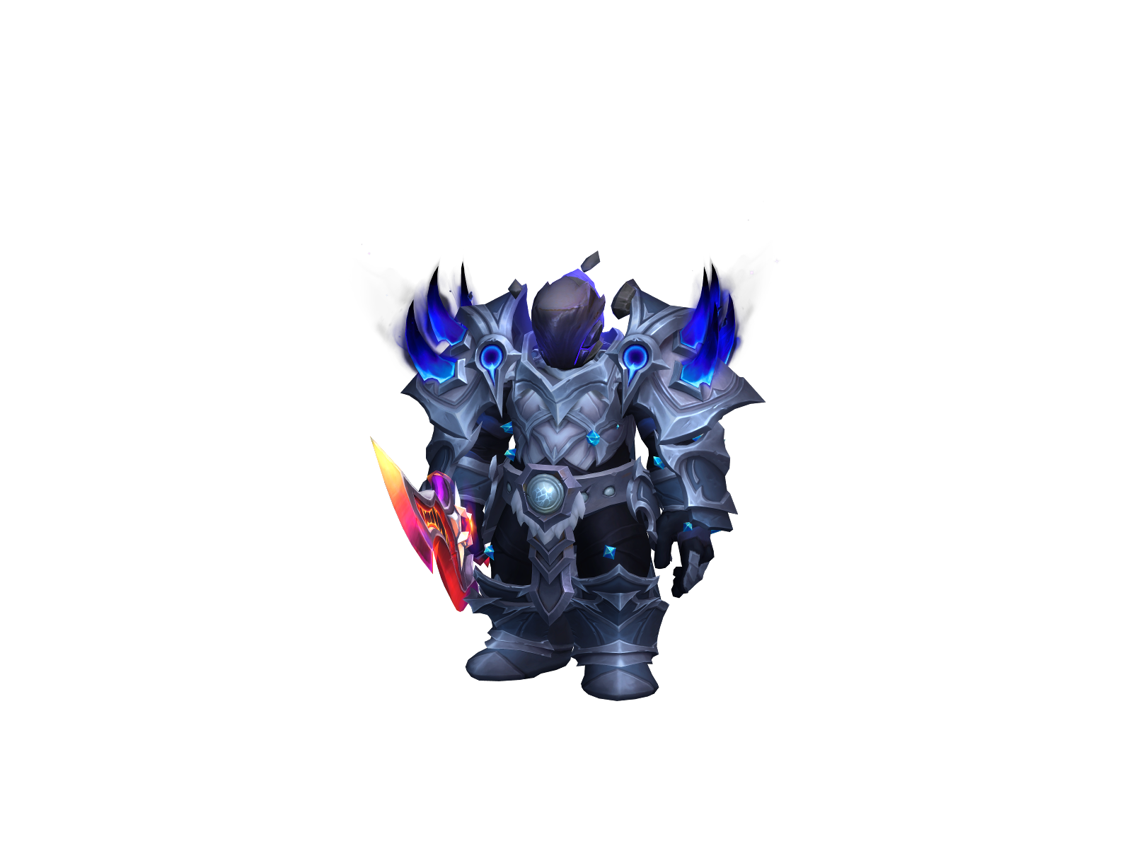 Slated 3D character render