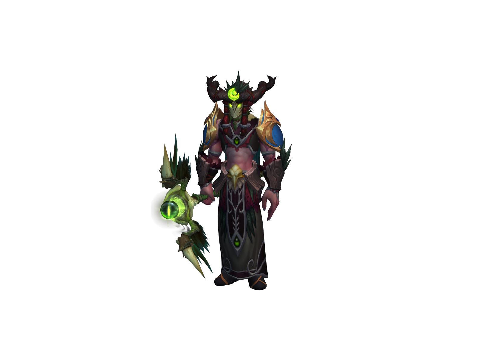 Zouque 3D character render
