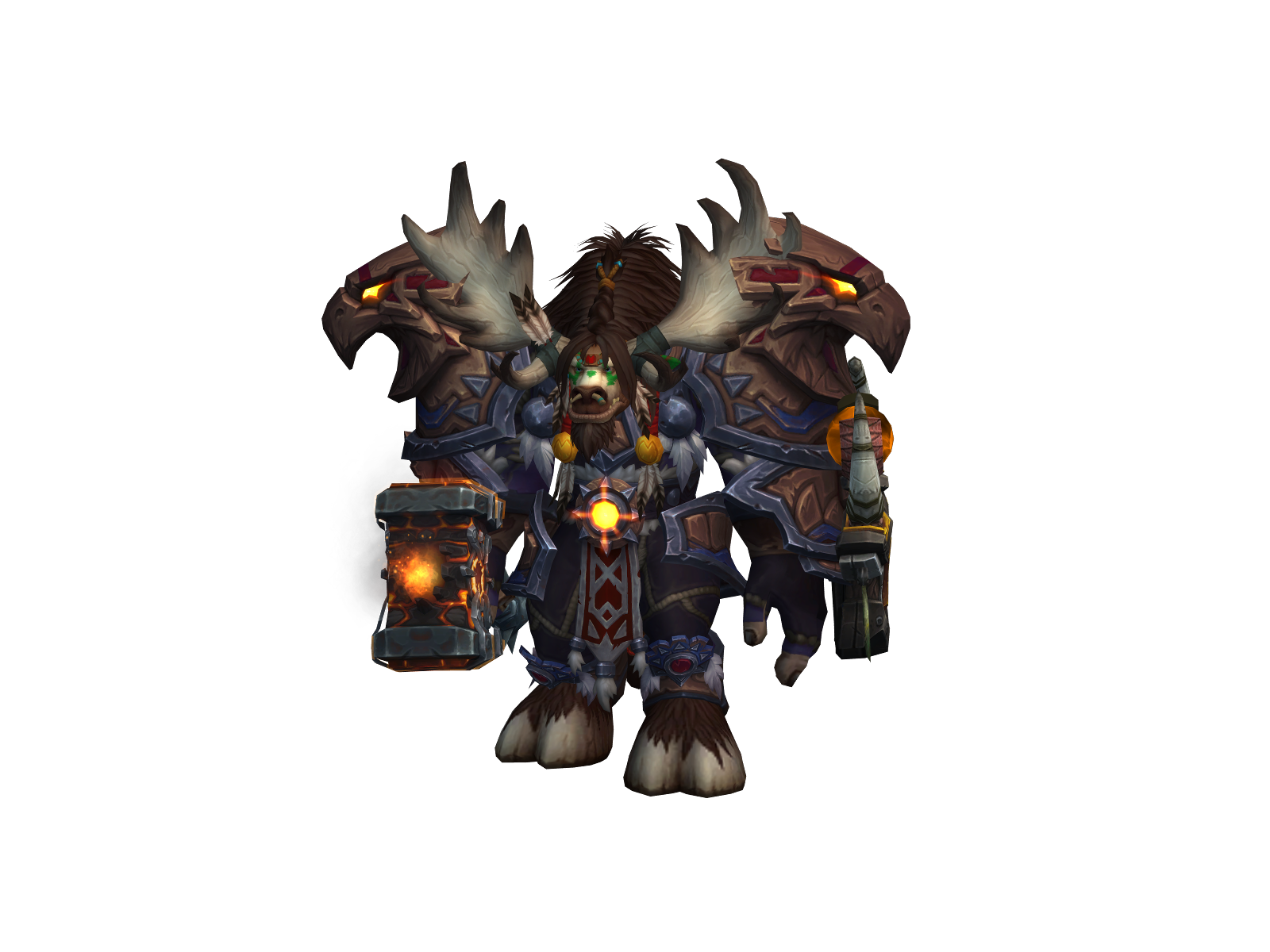 Nickshaman 3D character render
