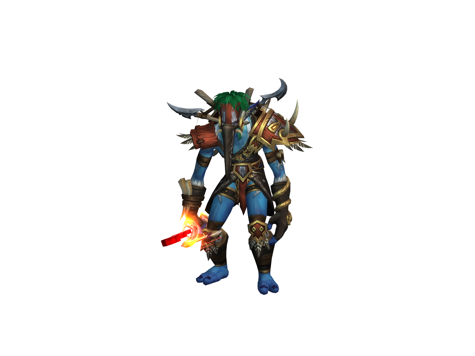 Bomboclaut 3D character render