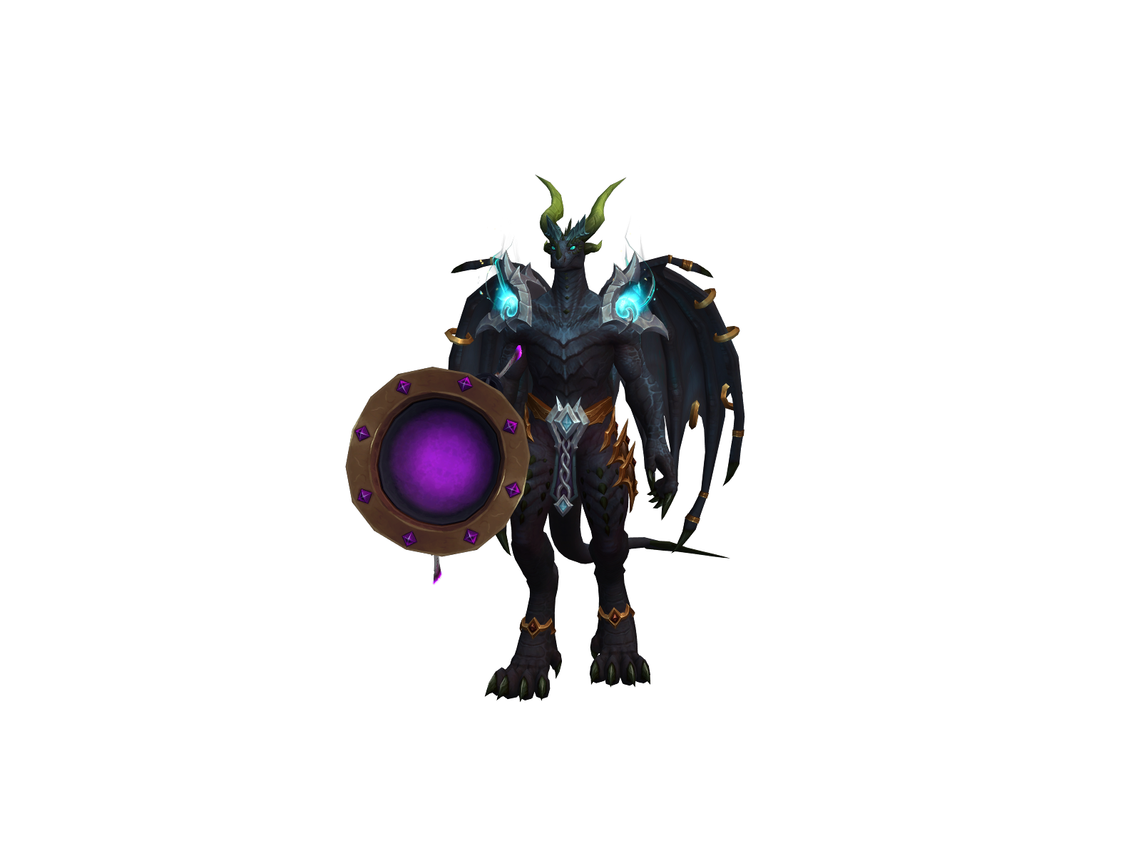 Cuélebre 3D character render