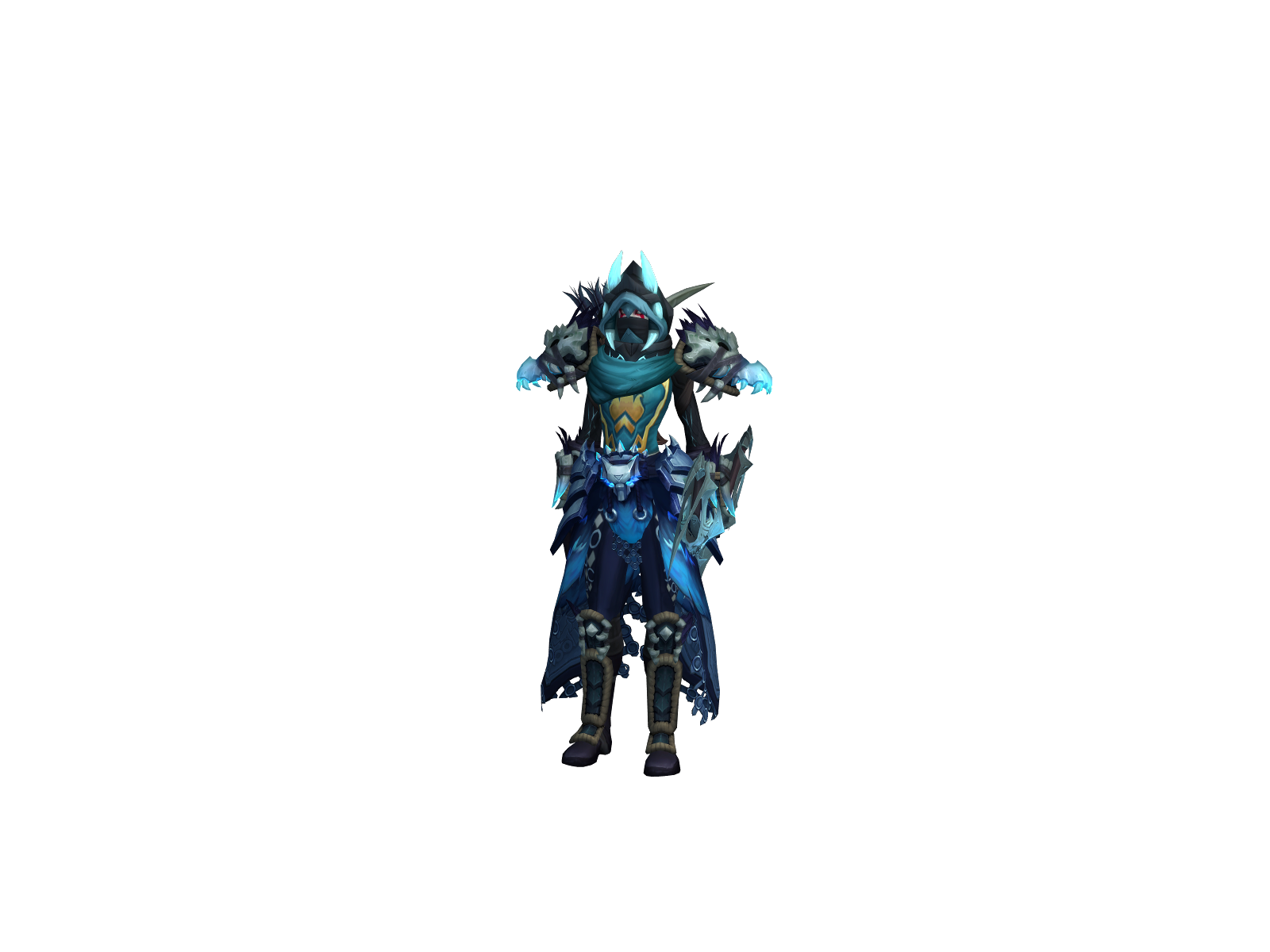 Mewtotrap 3D character render