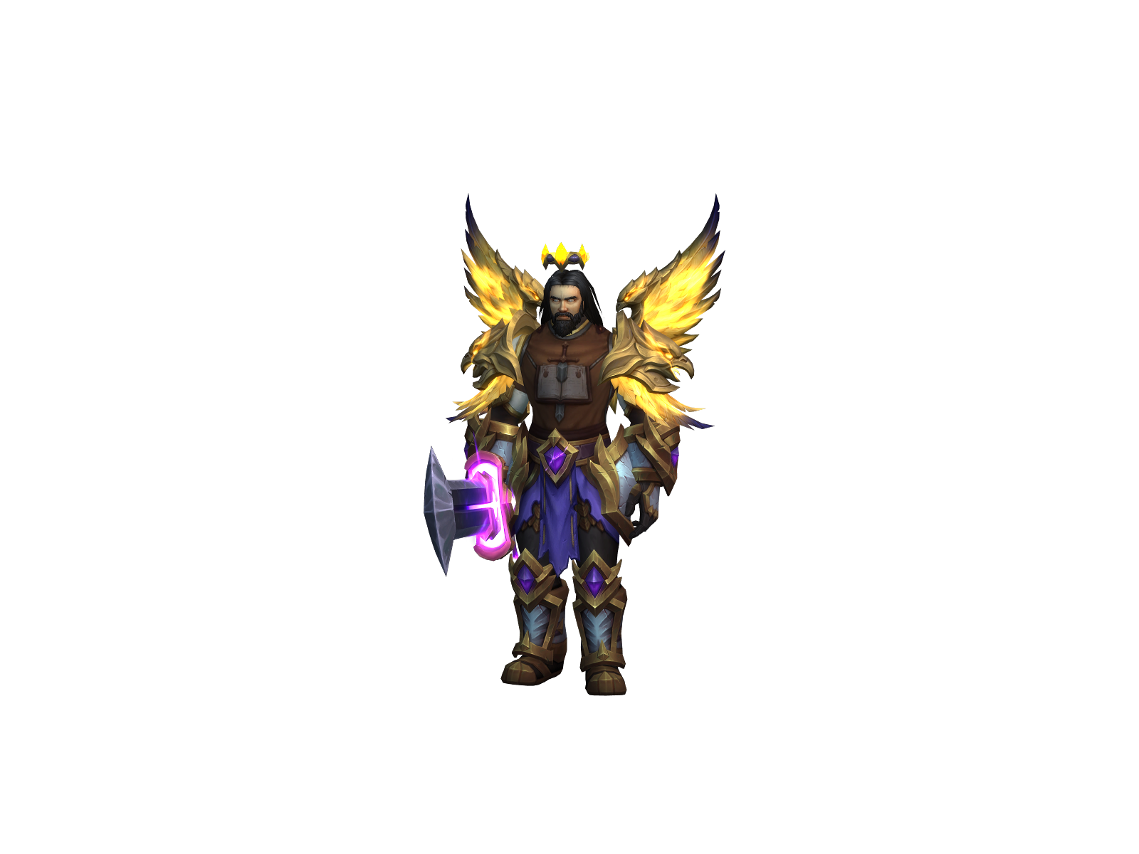 Crowns 3D character render