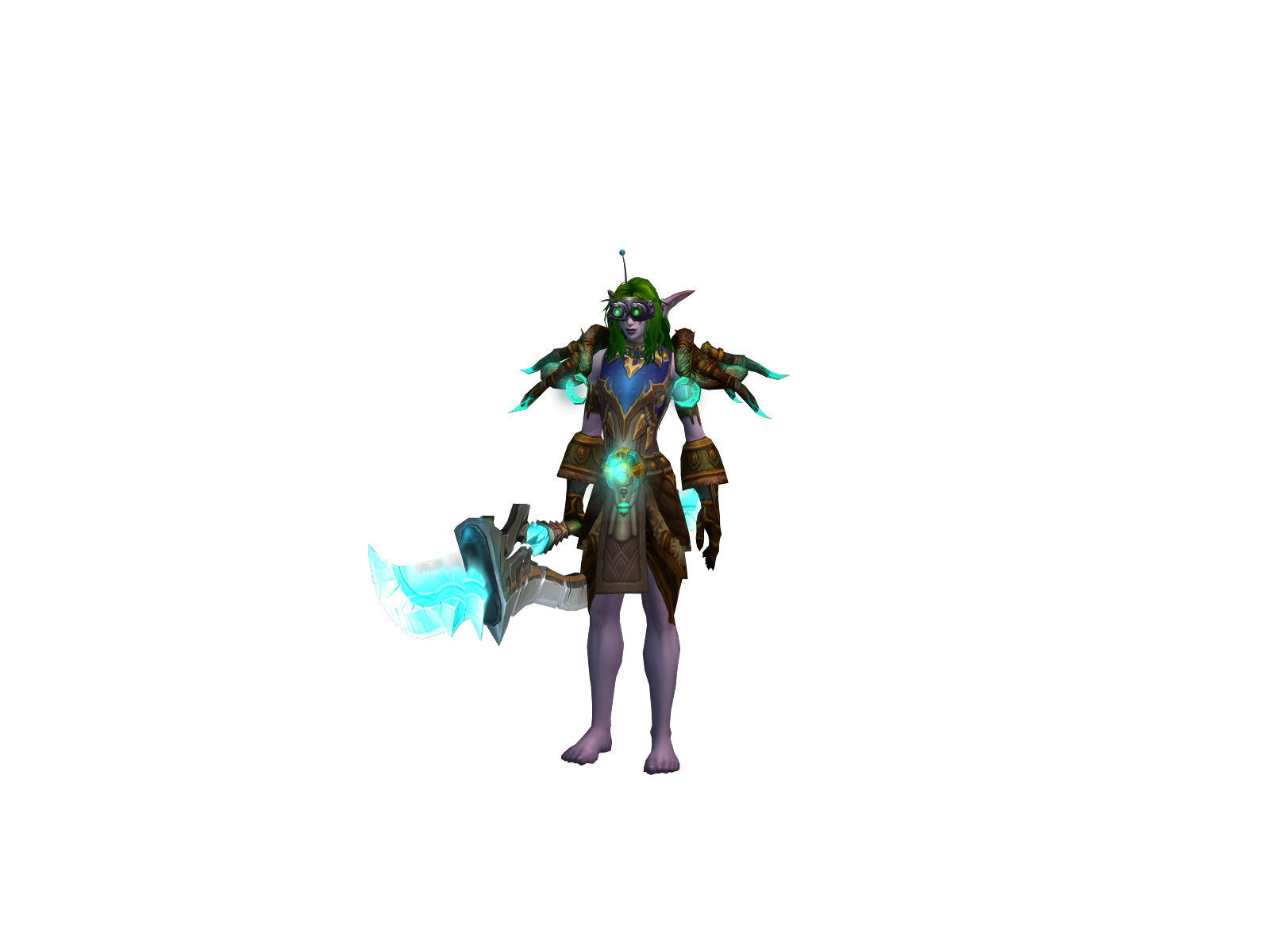 Elmodruutv 3D character render