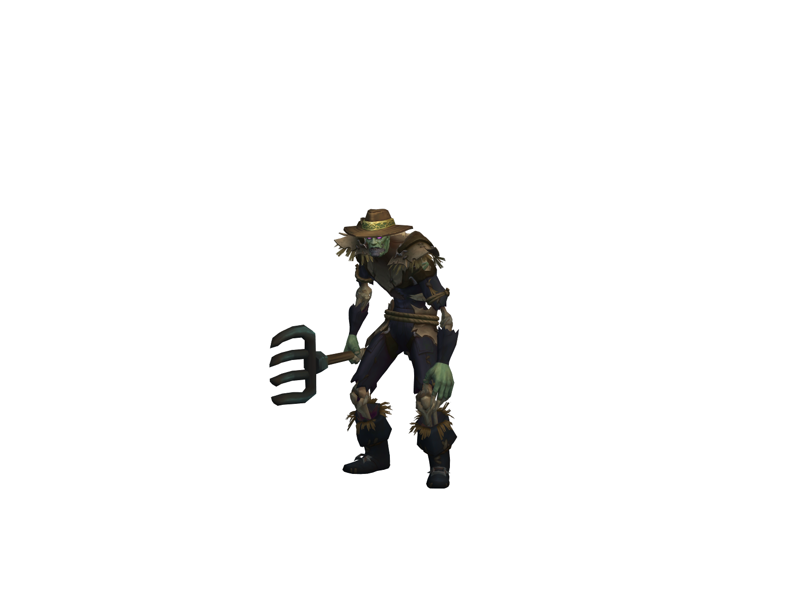 Pitchfork 3D character render