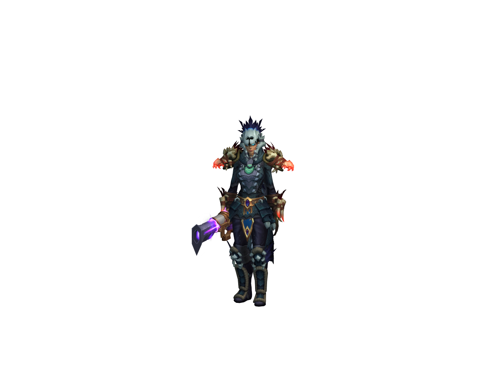 Záratras 3D character render
