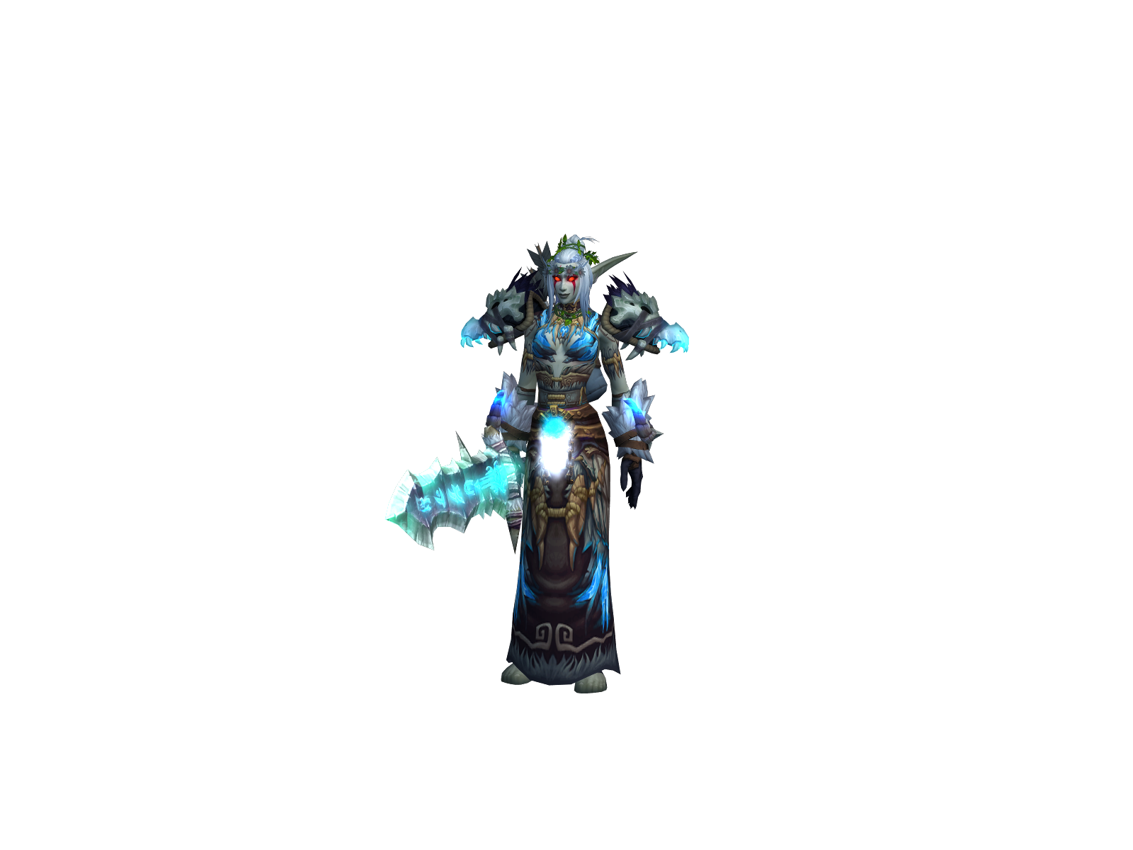 Walleriia 3D character render