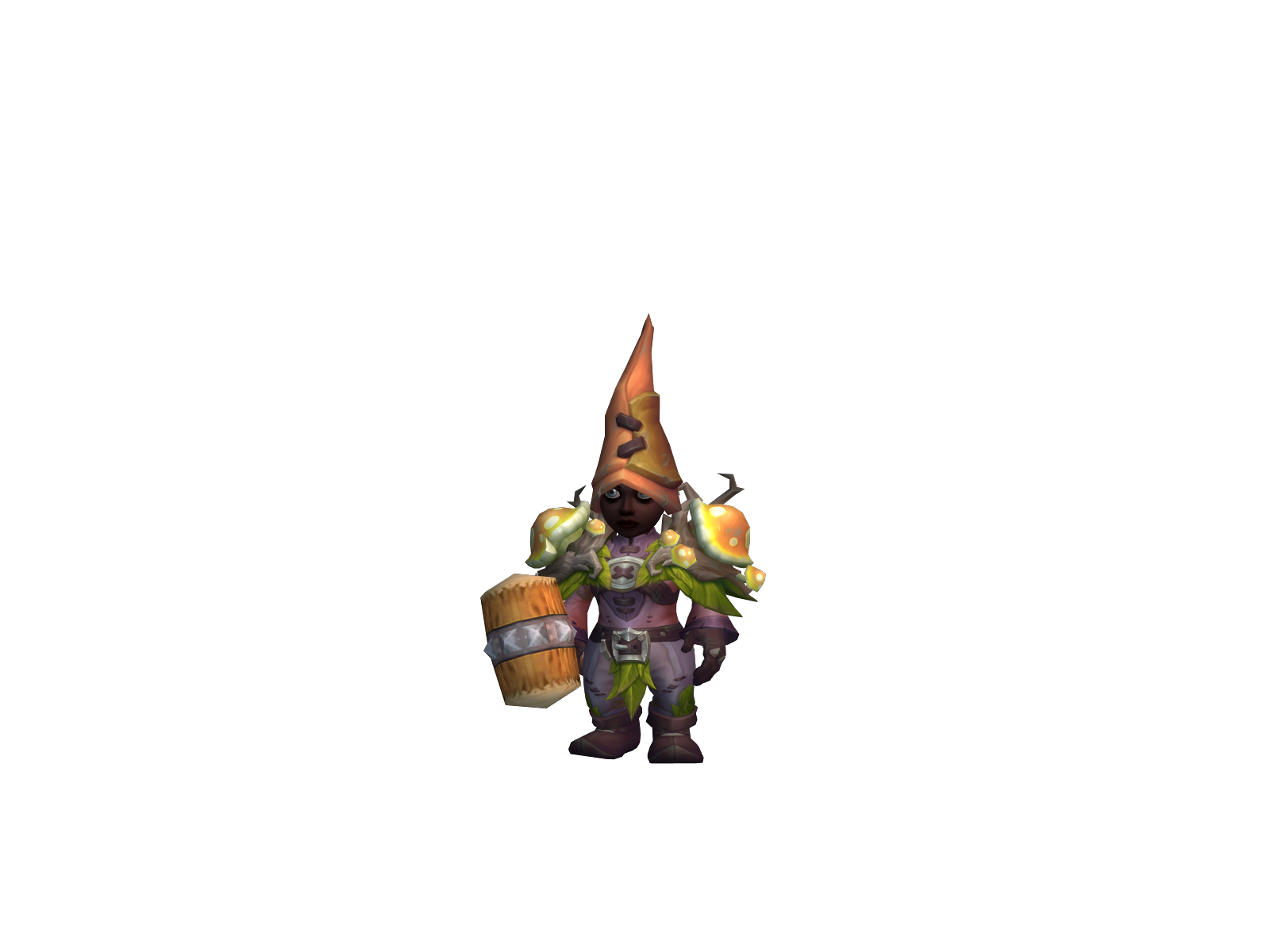 Kneesashands 3D character render